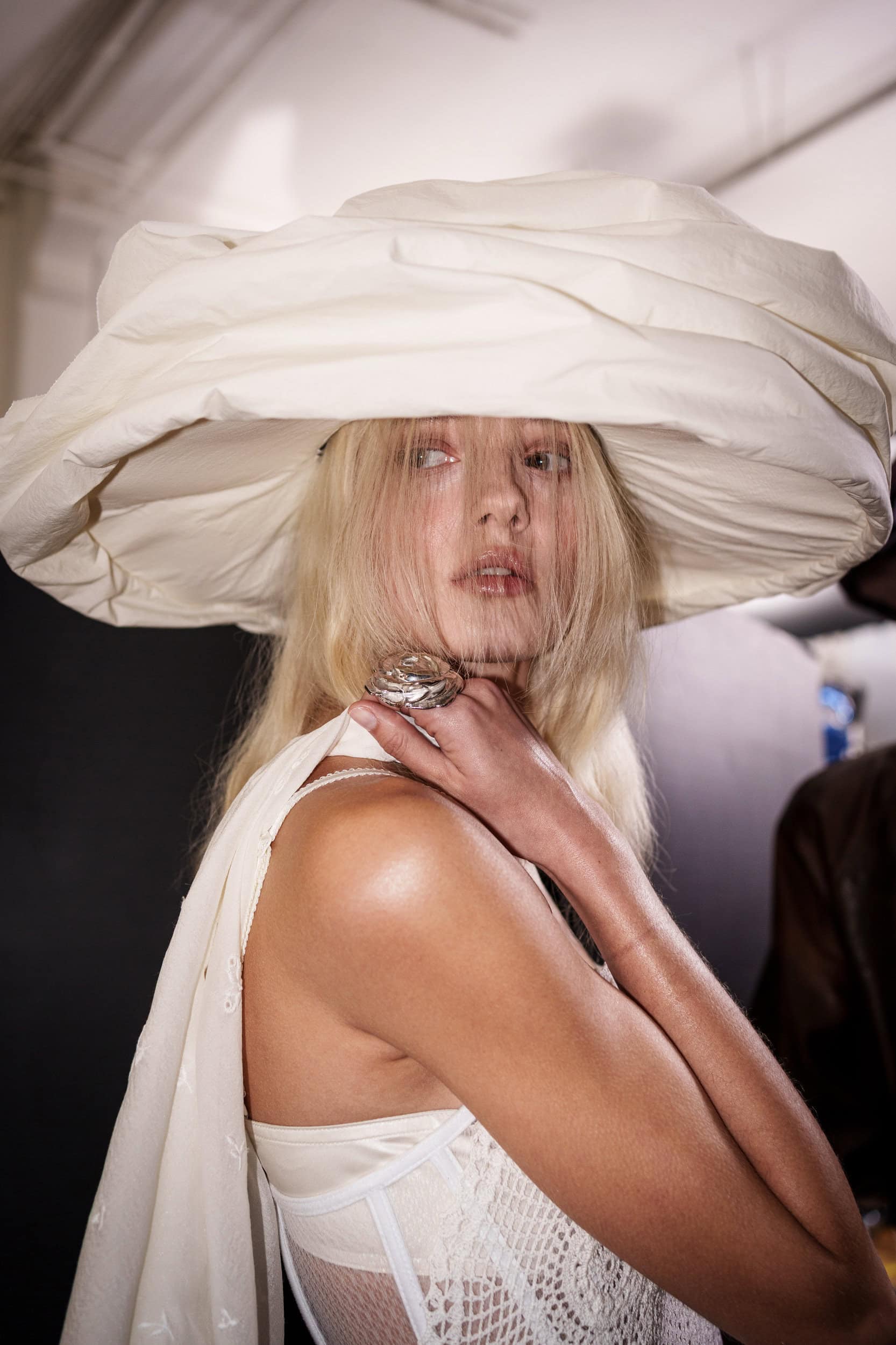 Magda Butrym Spring 2026 Fashion Show Backstage