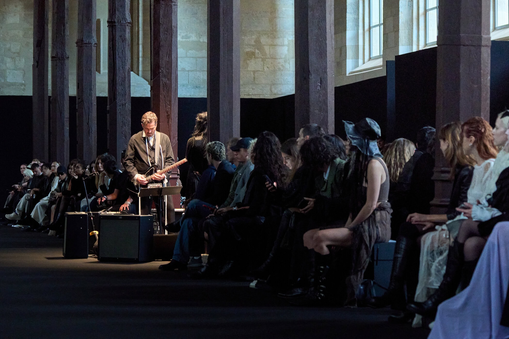 Ann Demeulemeester Spring 2026 Fashion Show Atmosphere