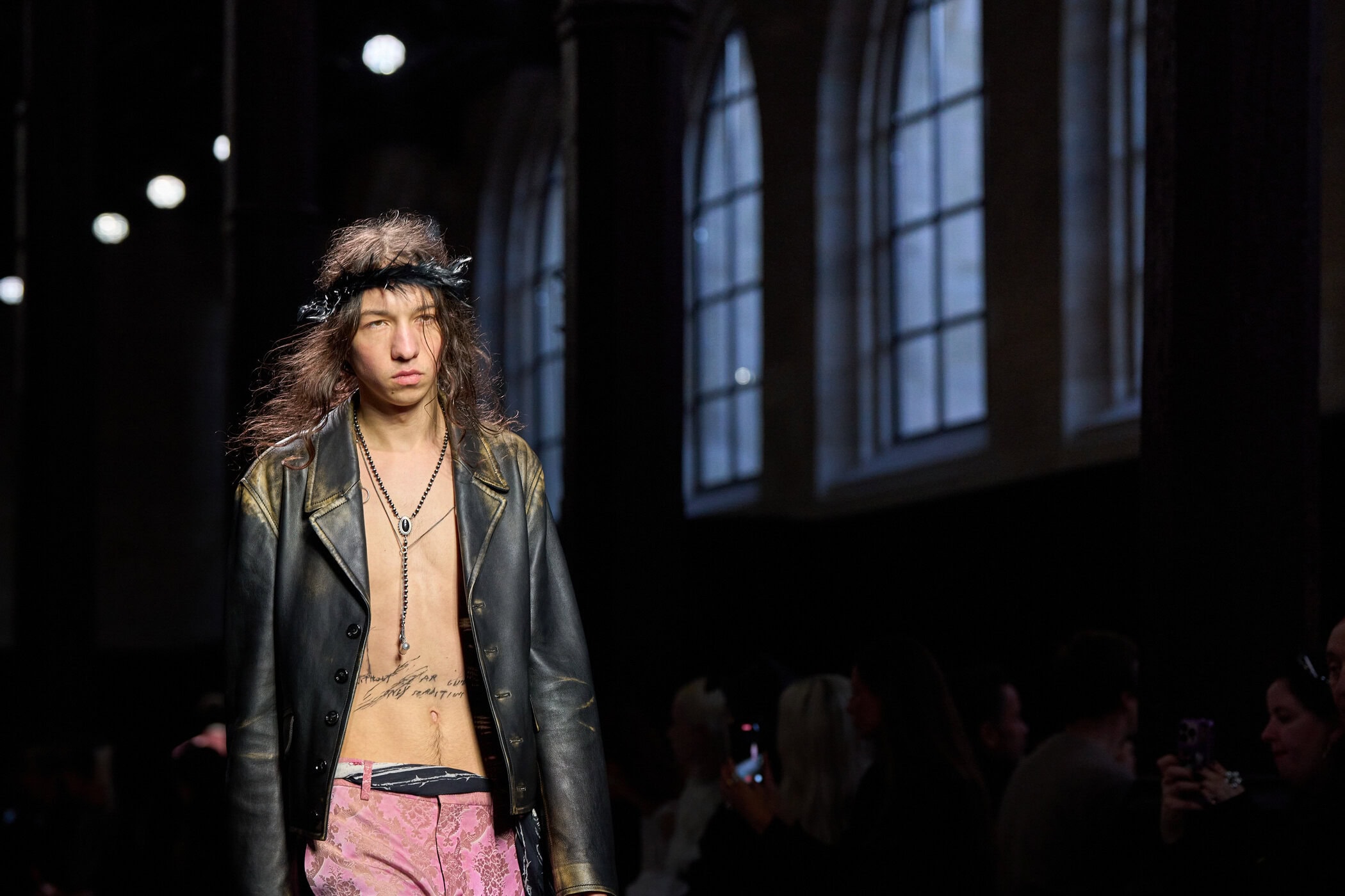 Ann Demeulemeester Spring 2026 Fashion Show Atmosphere