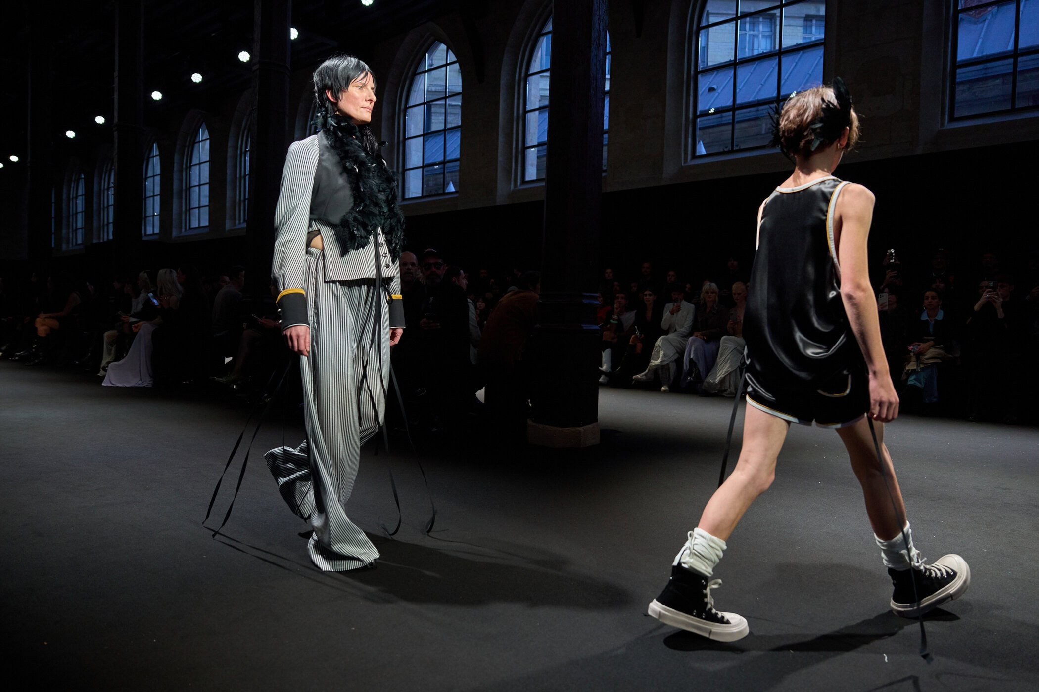 Ann Demeulemeester Spring 2026 Fashion Show Atmosphere