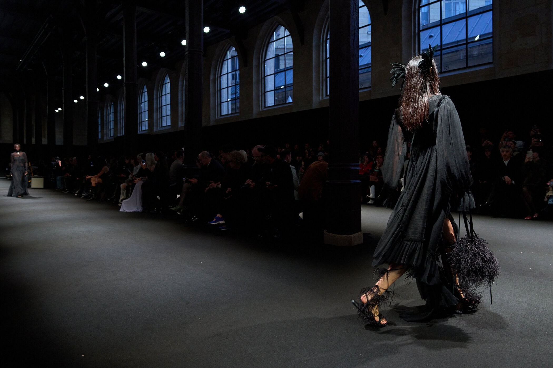 Ann Demeulemeester Spring 2026 Fashion Show Atmosphere