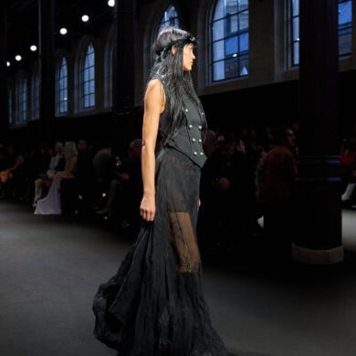 Ann Demeulemeester Spring 2026 Fashion Show Atmosphere
