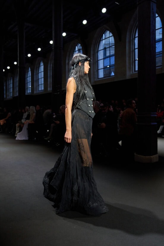 Ann Demeulemeester Spring 2026 Fashion Show Atmosphere