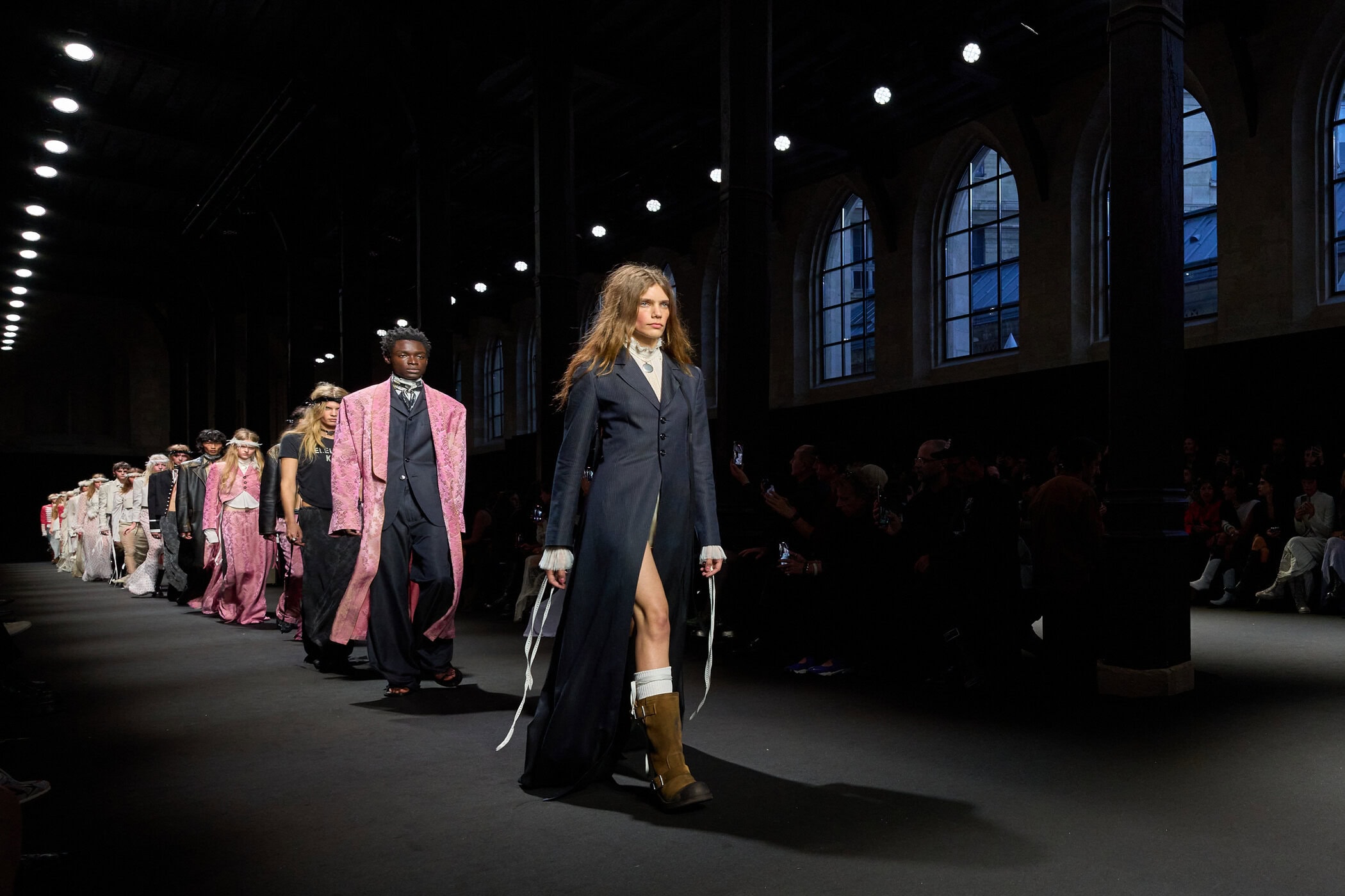 Ann Demeulemeester Spring 2026 Fashion Show Atmosphere