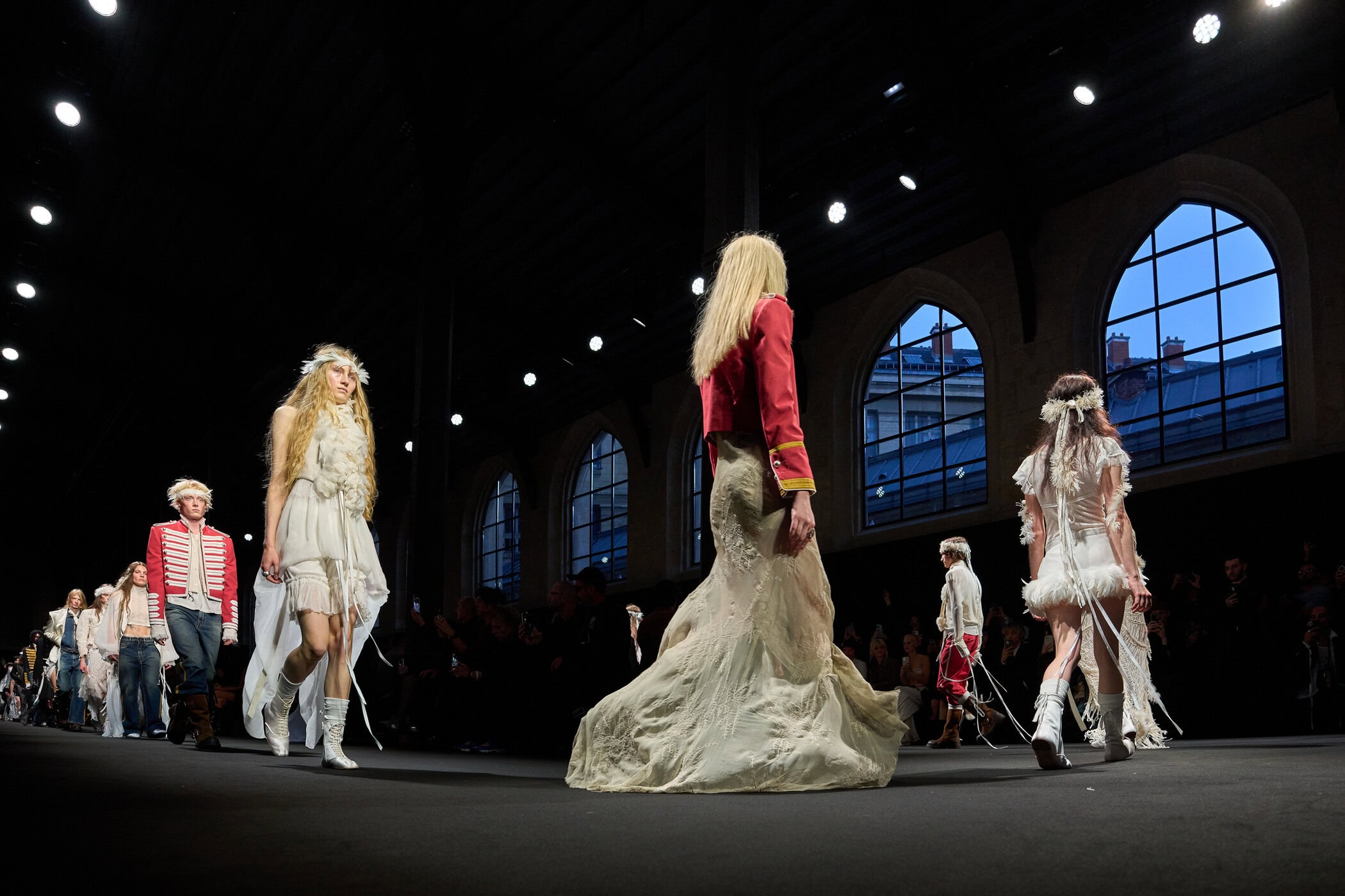 Ann Demeulemeester Spring 2026 Fashion Show Atmosphere