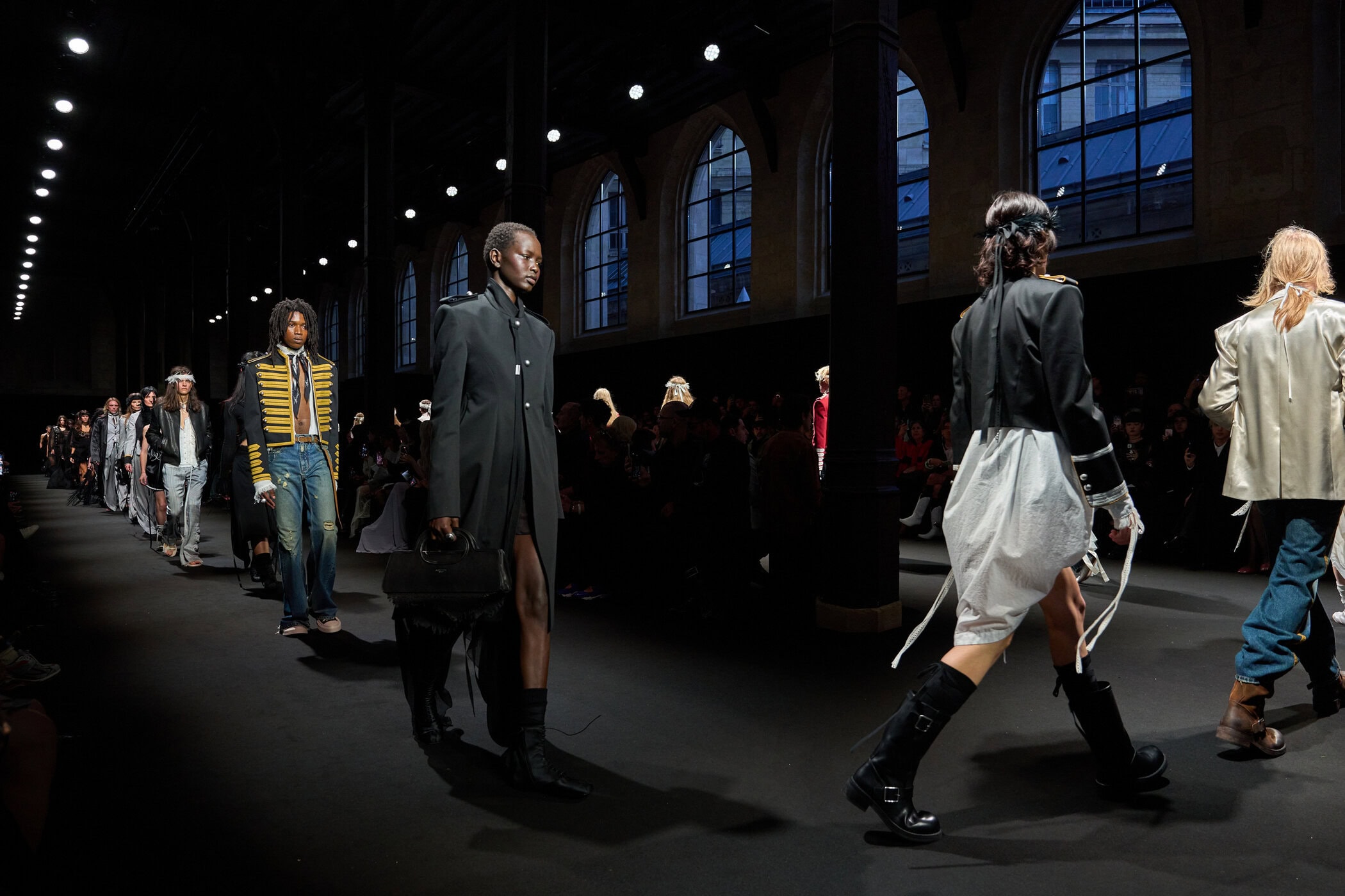 Ann Demeulemeester Spring 2026 Fashion Show Atmosphere
