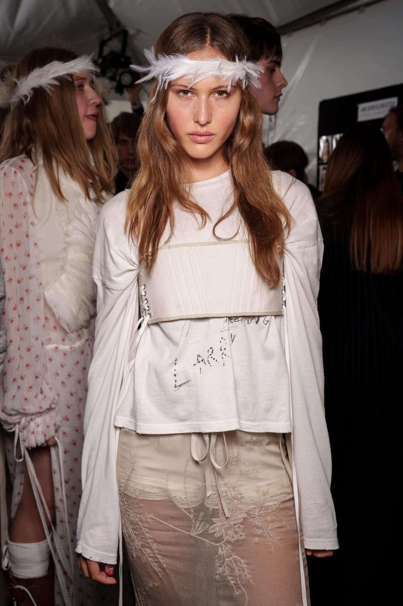 Ann Demeulemeester Spring 2026 Fashion Show Backstage