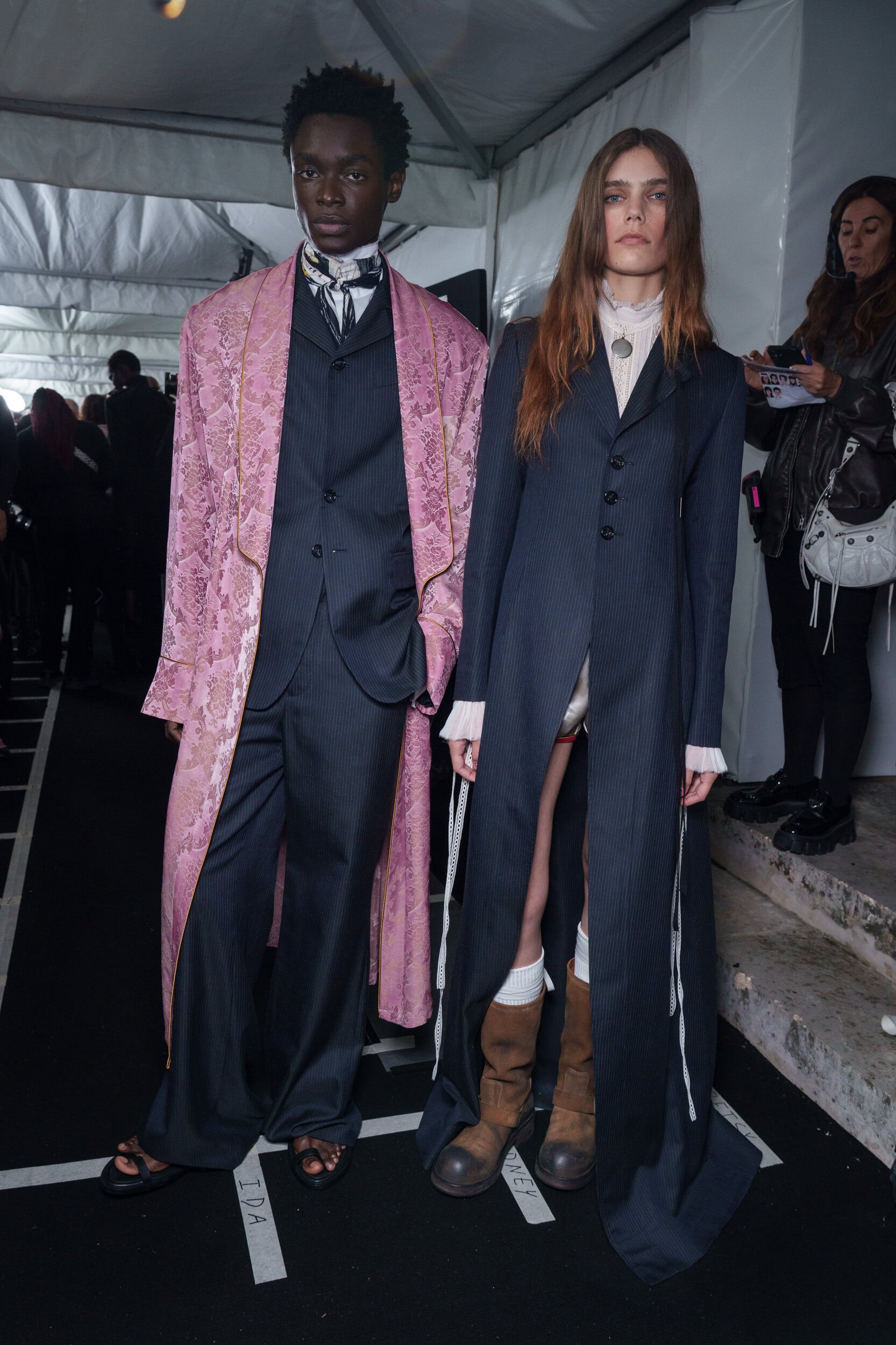 Ann Demeulemeester Spring 2026 Fashion Show Backstage