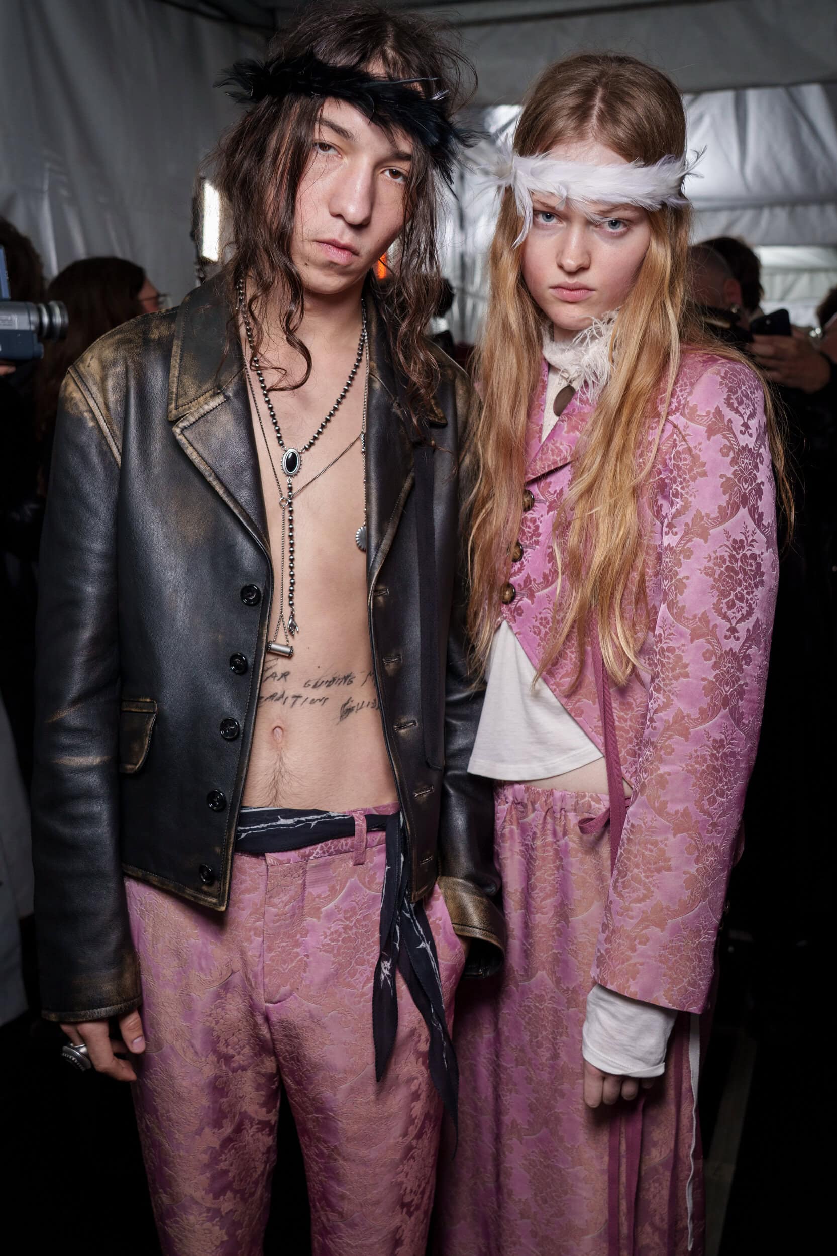 Ann Demeulemeester Spring 2026 Fashion Show Backstage
