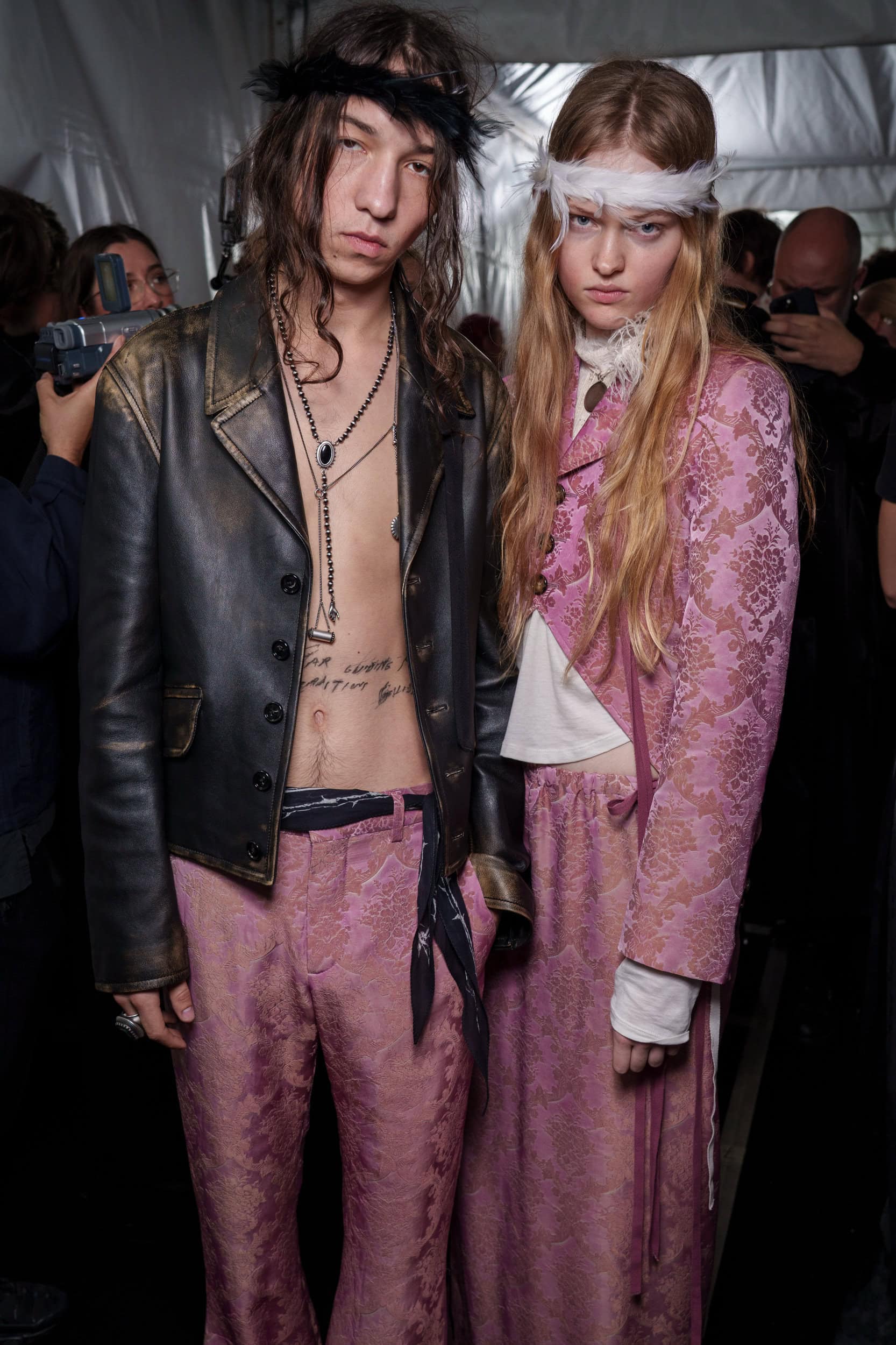 Ann Demeulemeester Spring 2026 Fashion Show Backstage