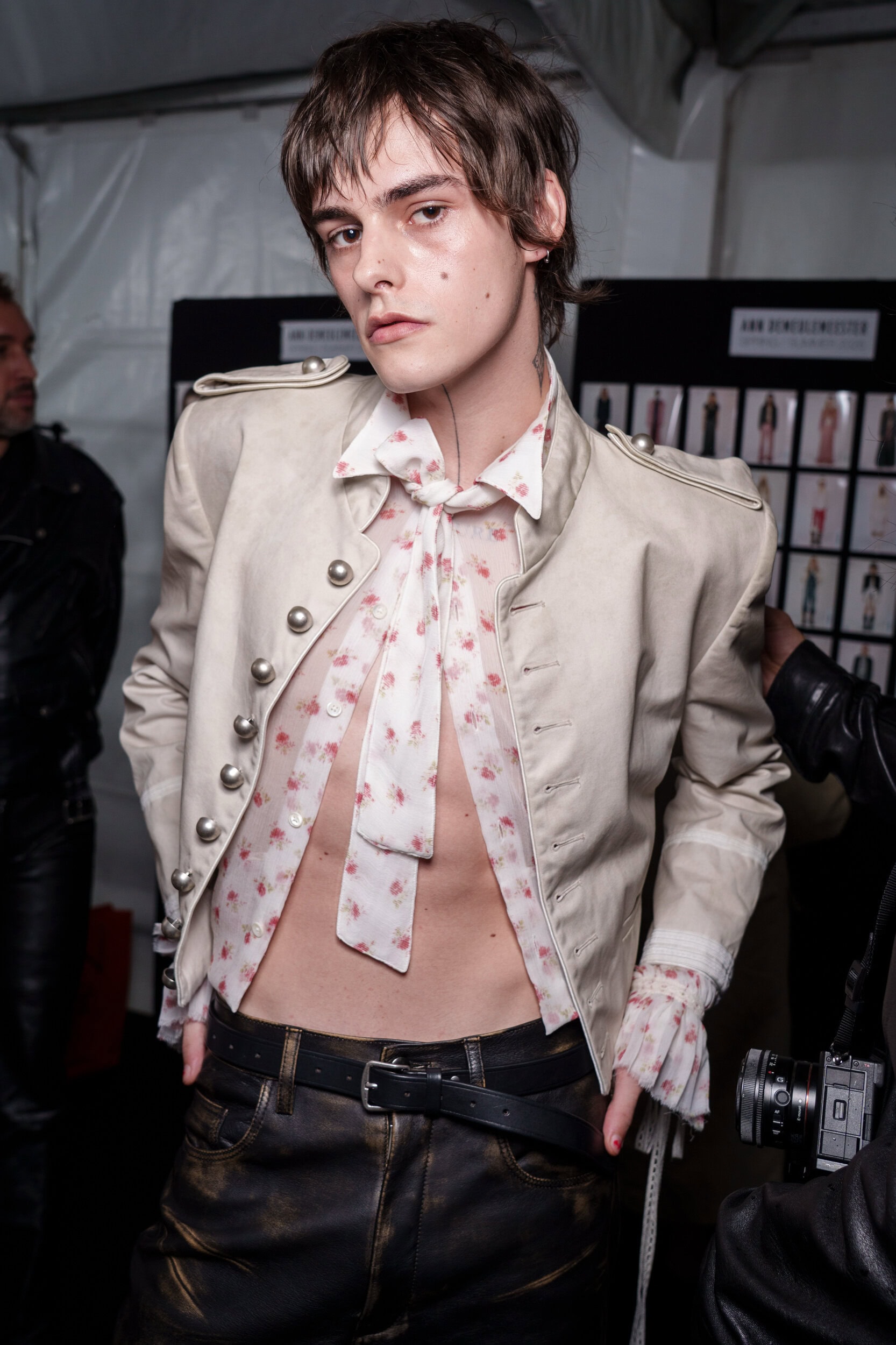 Ann Demeulemeester Spring 2026 Fashion Show Backstage