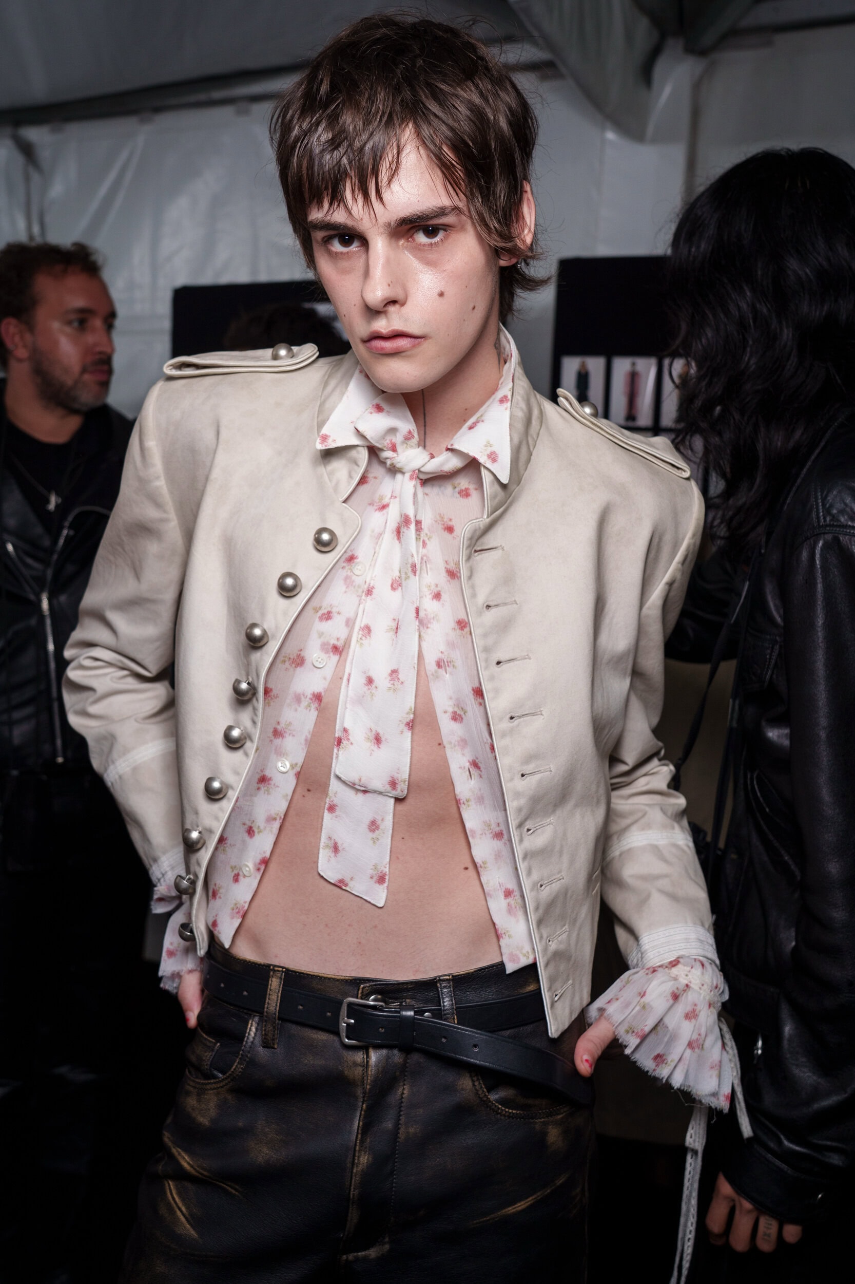 Ann Demeulemeester Spring 2026 Fashion Show Backstage