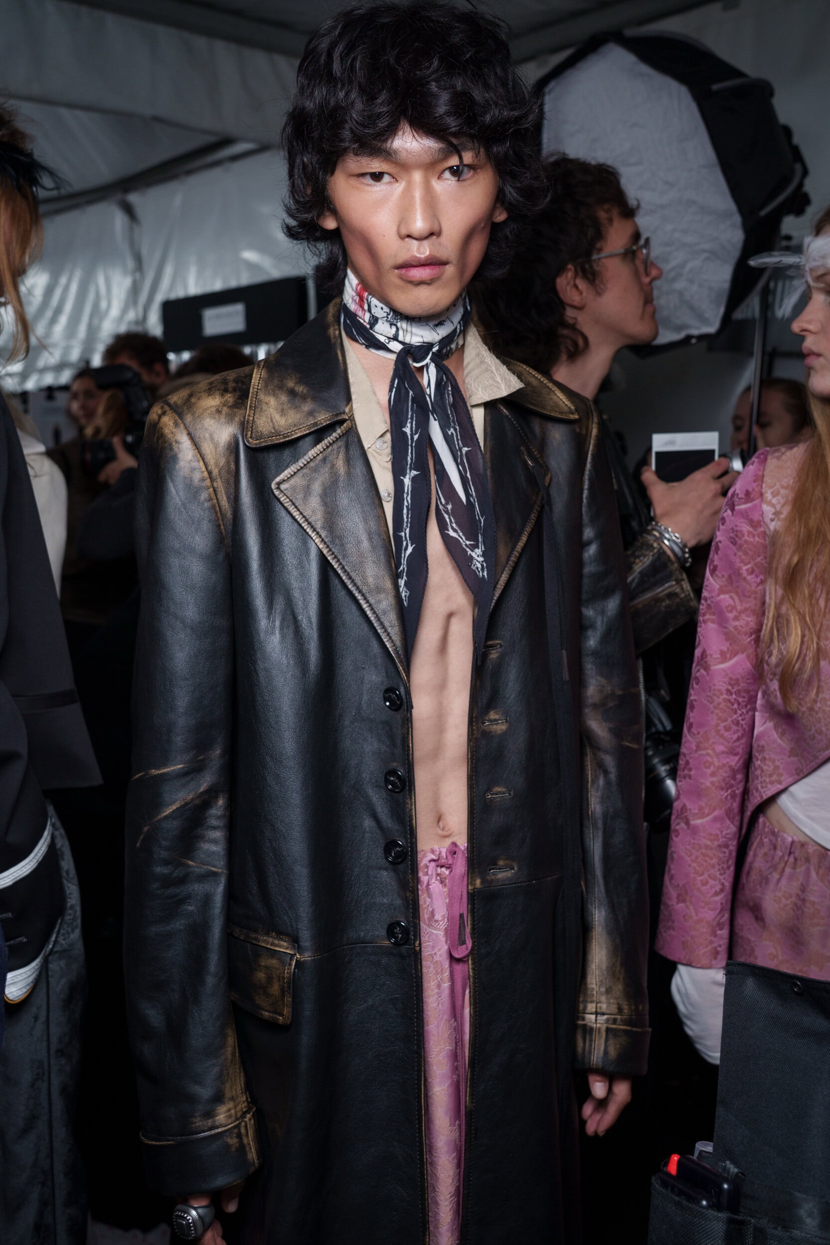 Ann Demeulemeester Spring 2026 Fashion Show Backstage