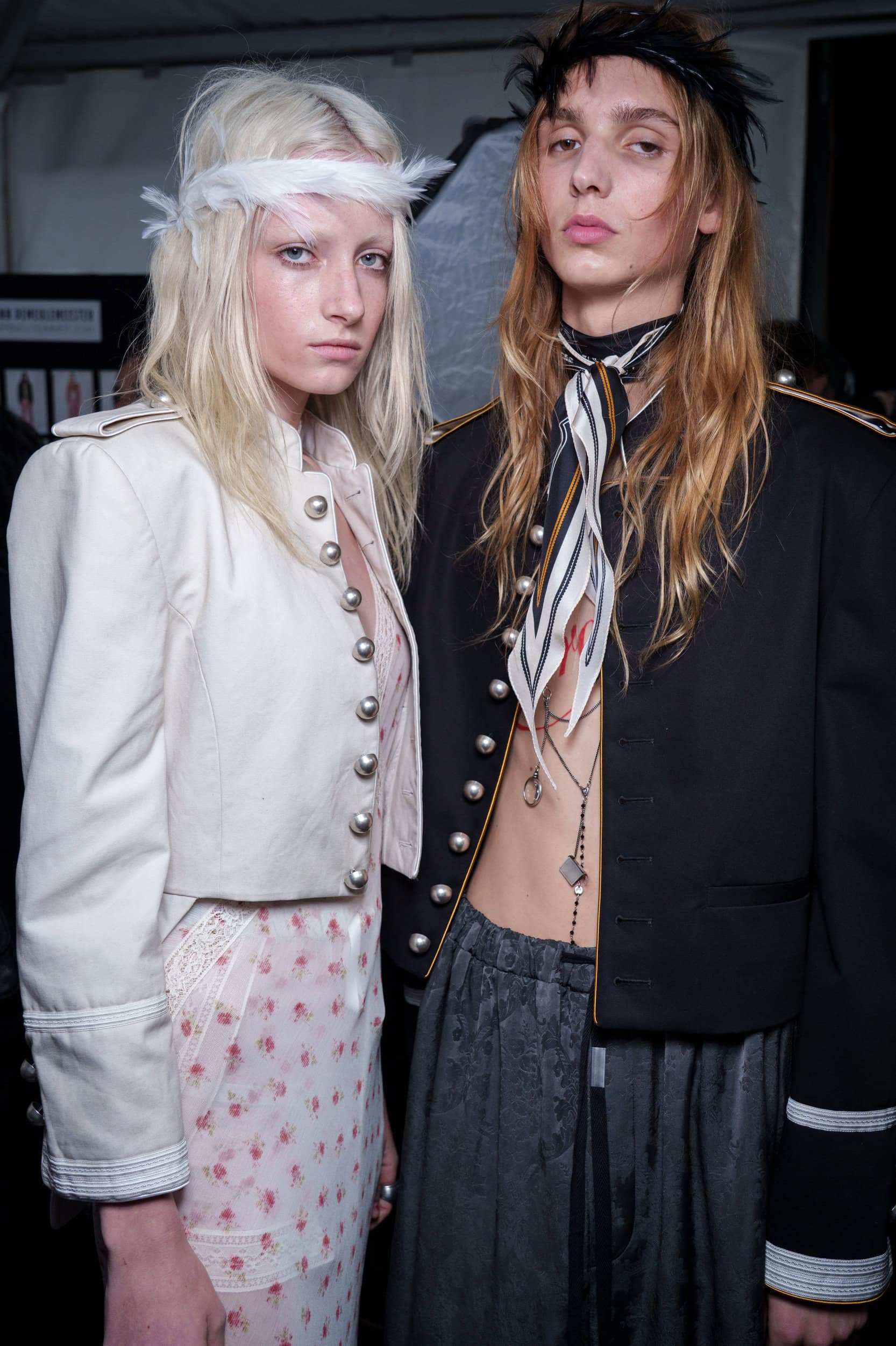 Ann Demeulemeester Spring 2026 Fashion Show Backstage