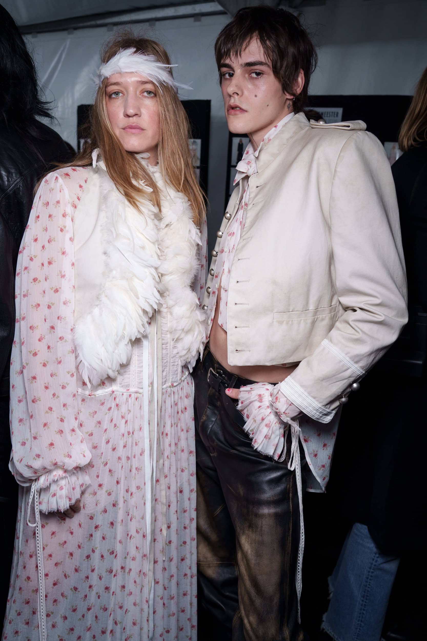 Ann Demeulemeester Spring 2026 Fashion Show Backstage