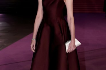Erin O'Connor wears Prada to The inaugural British Museum Ball in London