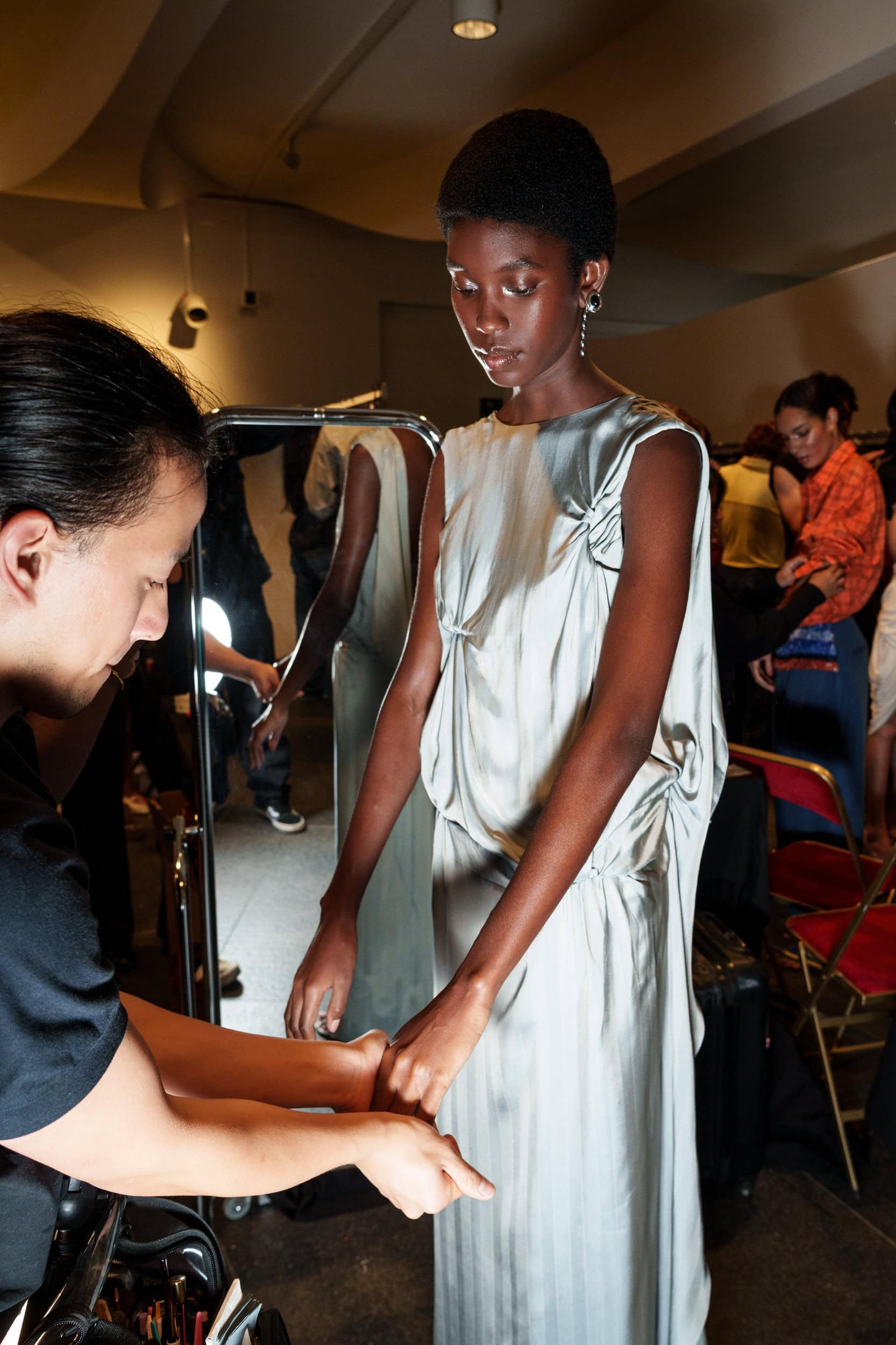 Christopher Esber Spring 2026 Fashion Show Backstage