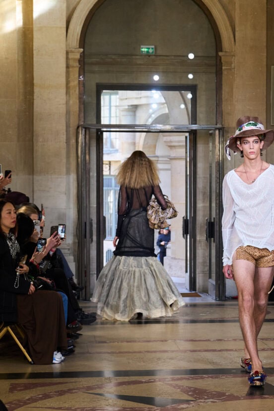 Andreas Kronthaler For Vivienne Westwood Spring 2026 Fashion Show Atmosphere