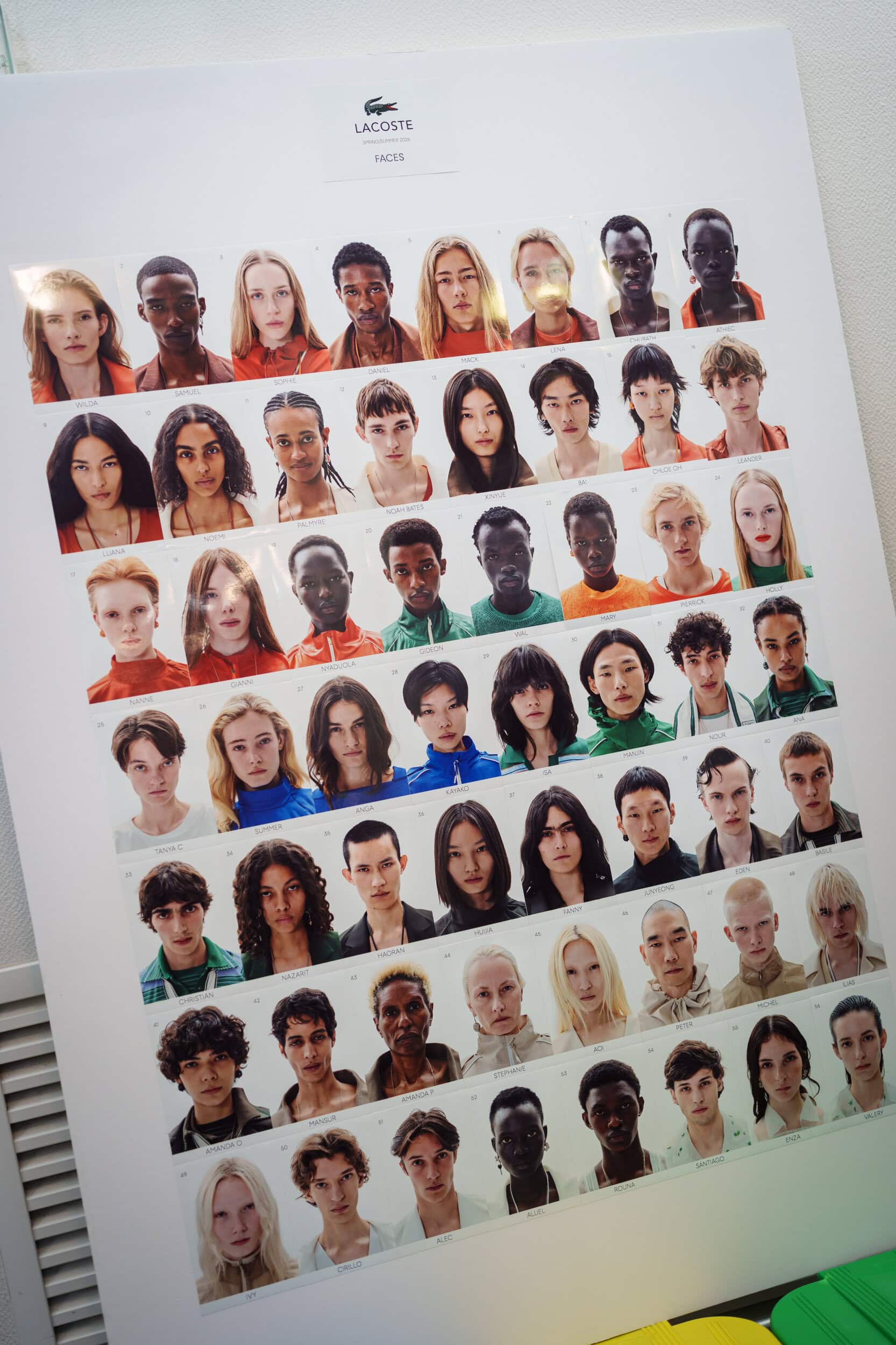 Lacoste Spring 2026 Fashion Show Backstage