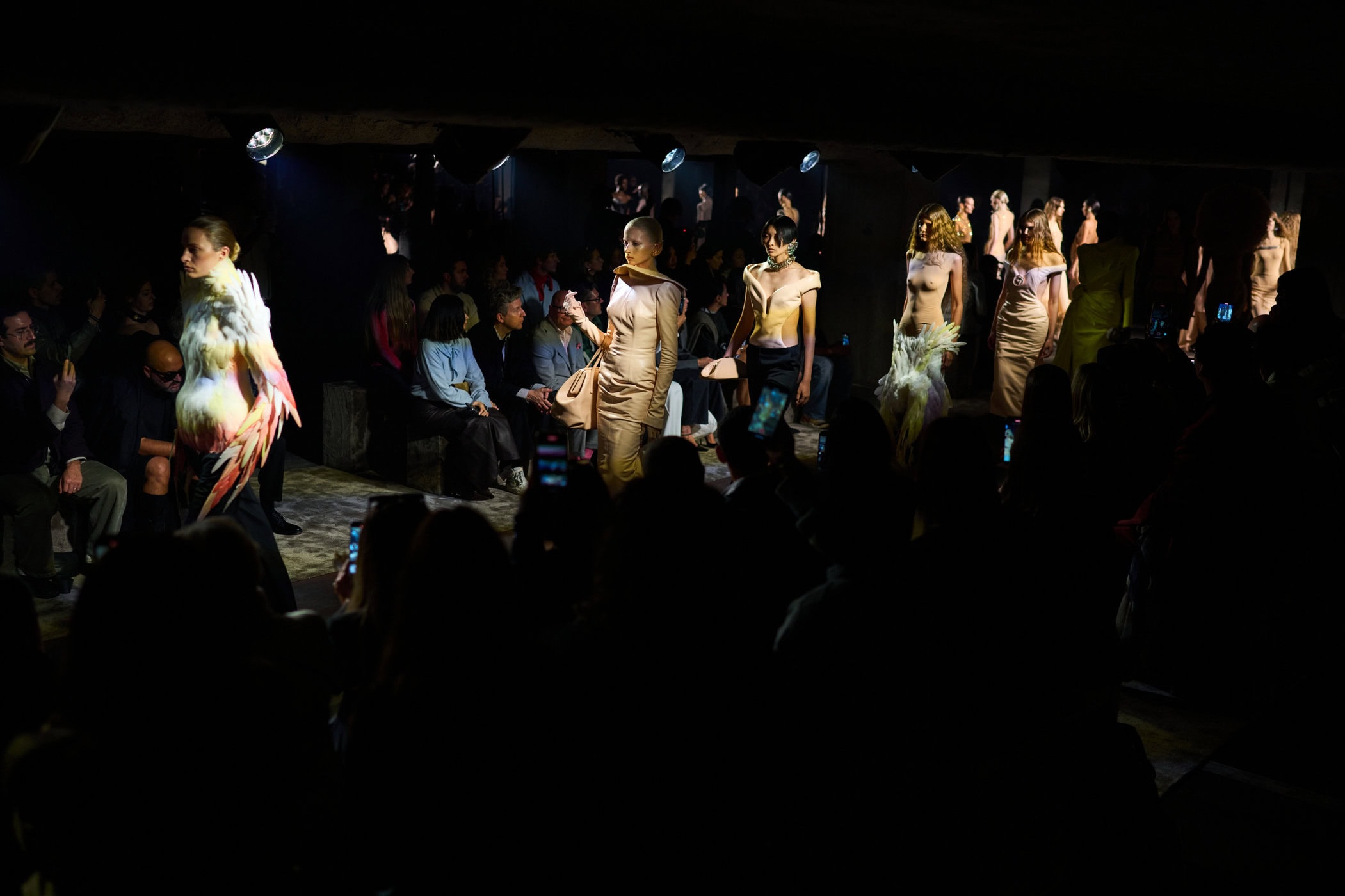 Mugler Spring 2026 Fashion Show Atmosphere