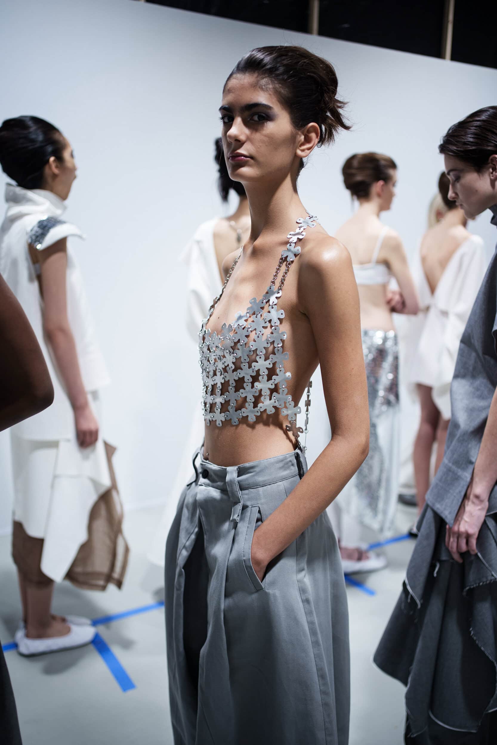 Niccolo Pasqualetti Spring 2026 Fashion Show Backstage