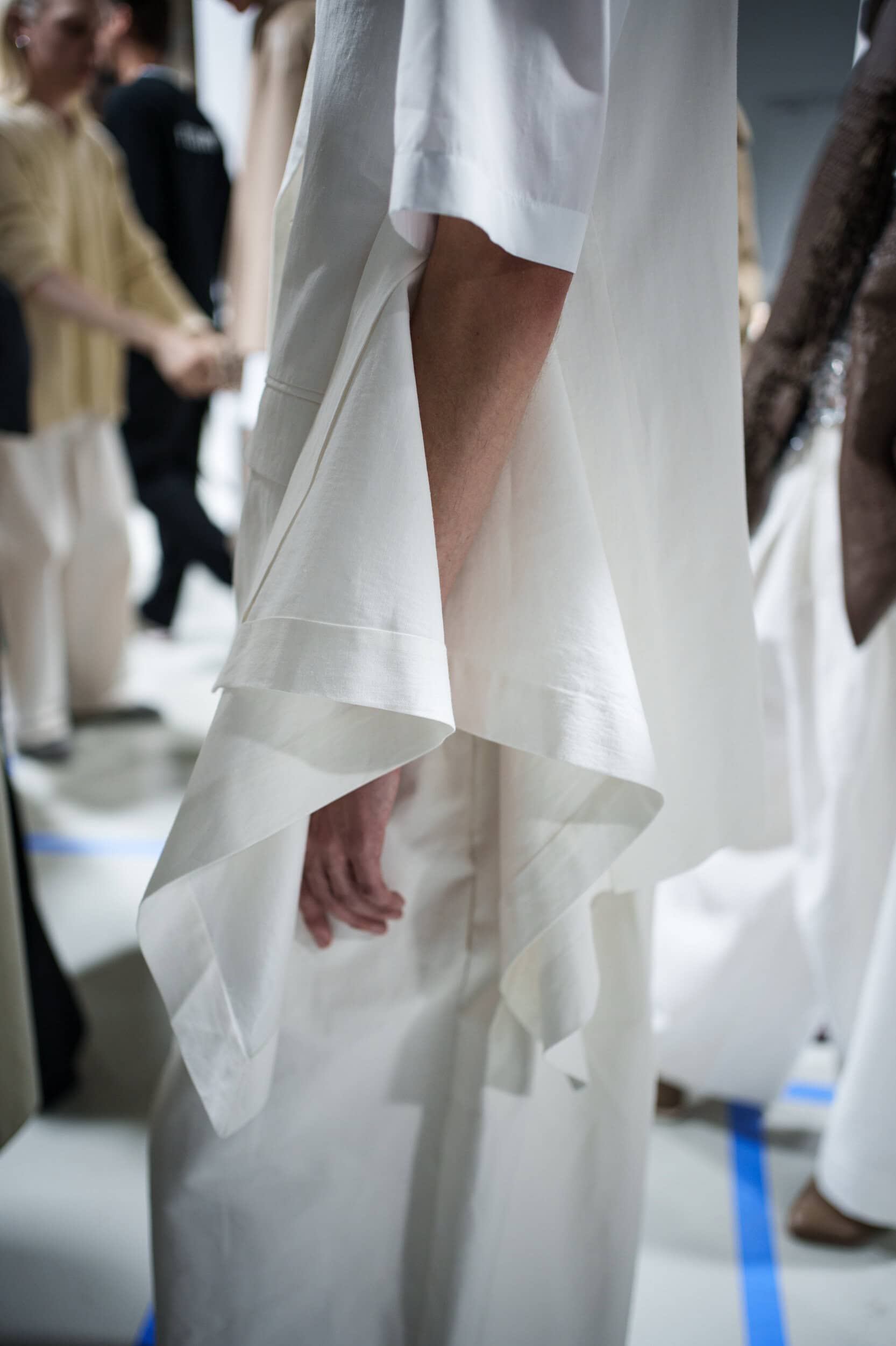 Niccolo Pasqualetti Spring 2026 Fashion Show Backstage