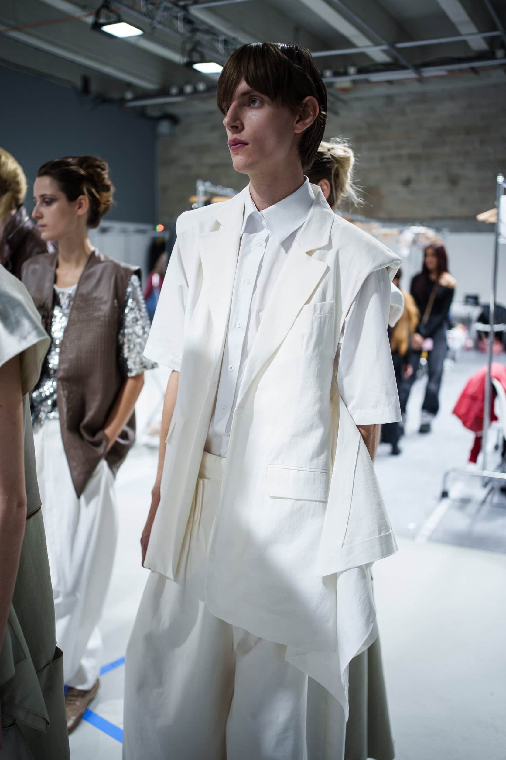 Niccolo Pasqualetti Spring 2026 Fashion Show Backstage