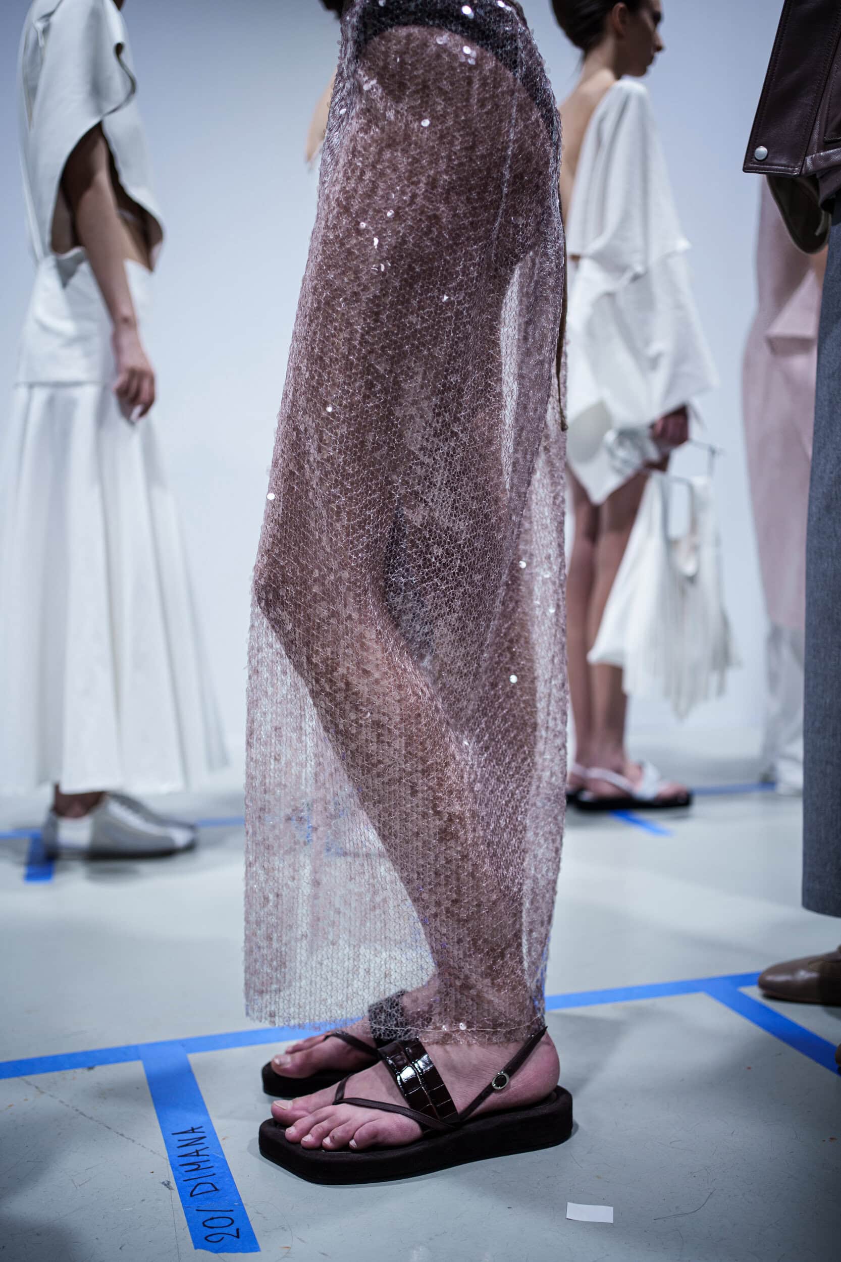 Niccolo Pasqualetti Spring 2026 Fashion Show Backstage