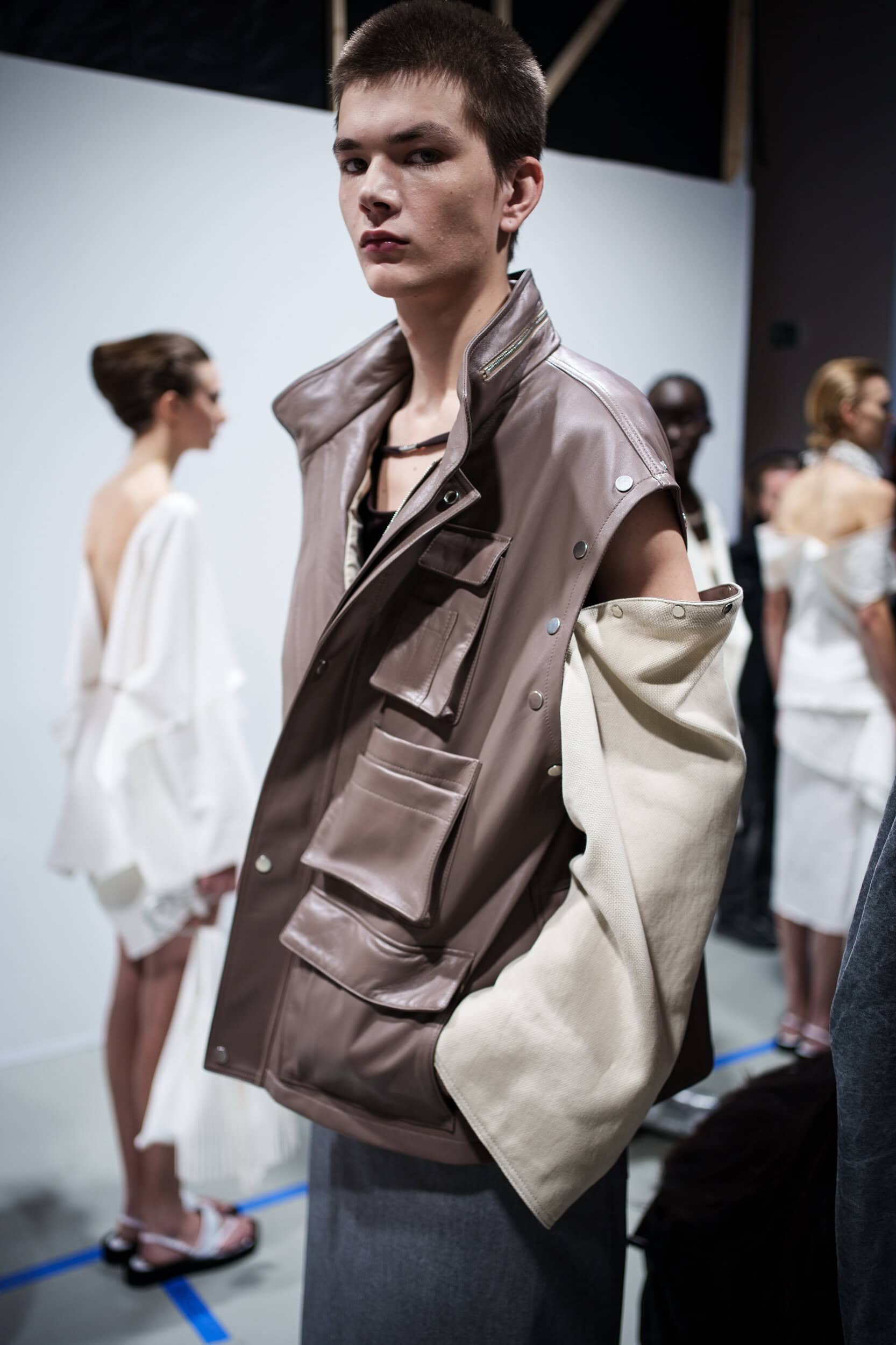 Niccolo Pasqualetti Spring 2026 Fashion Show Backstage