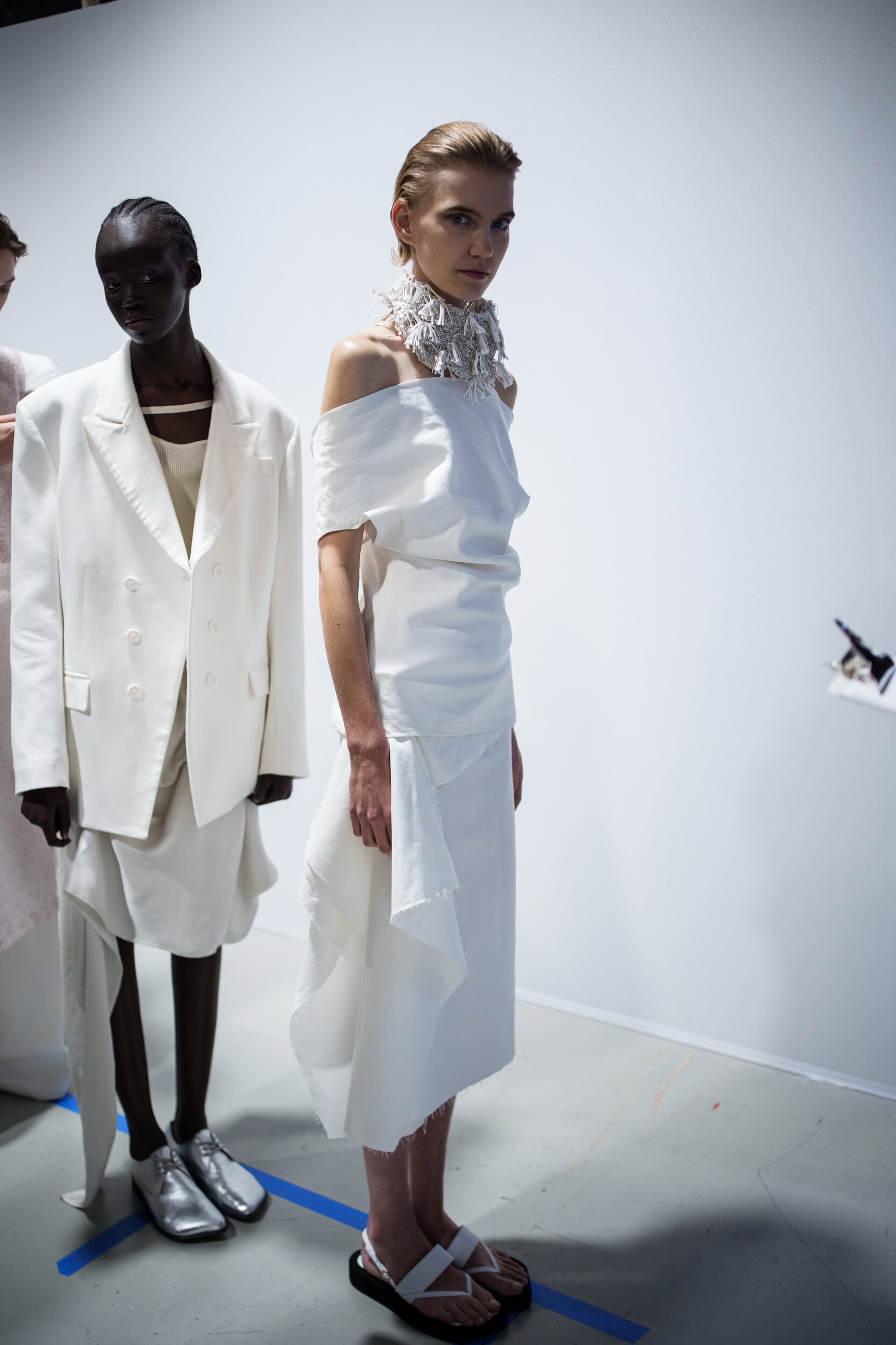 Niccolo Pasqualetti Spring 2026 Fashion Show Backstage