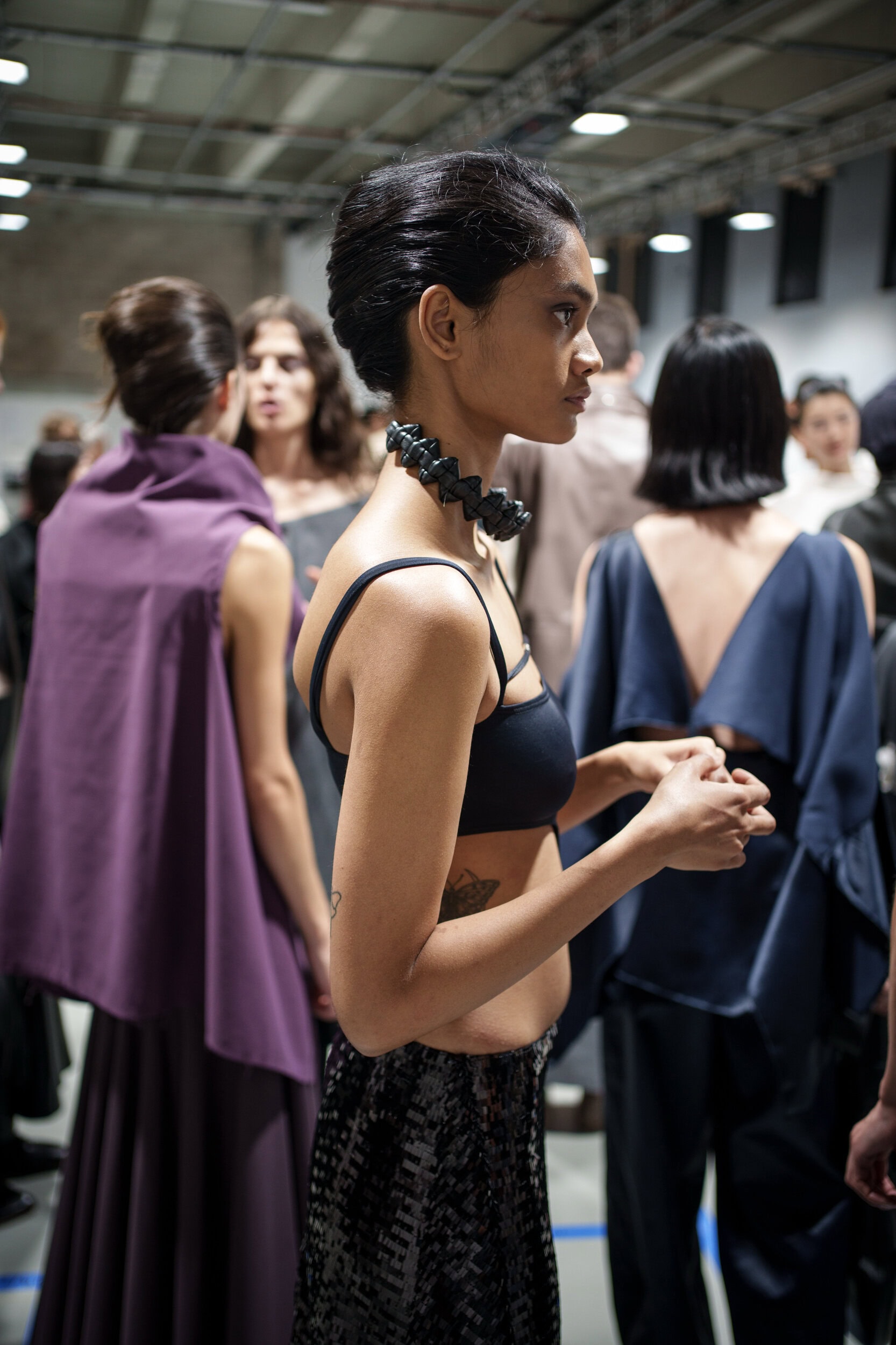 Niccolo Pasqualetti Spring 2026 Fashion Show Backstage