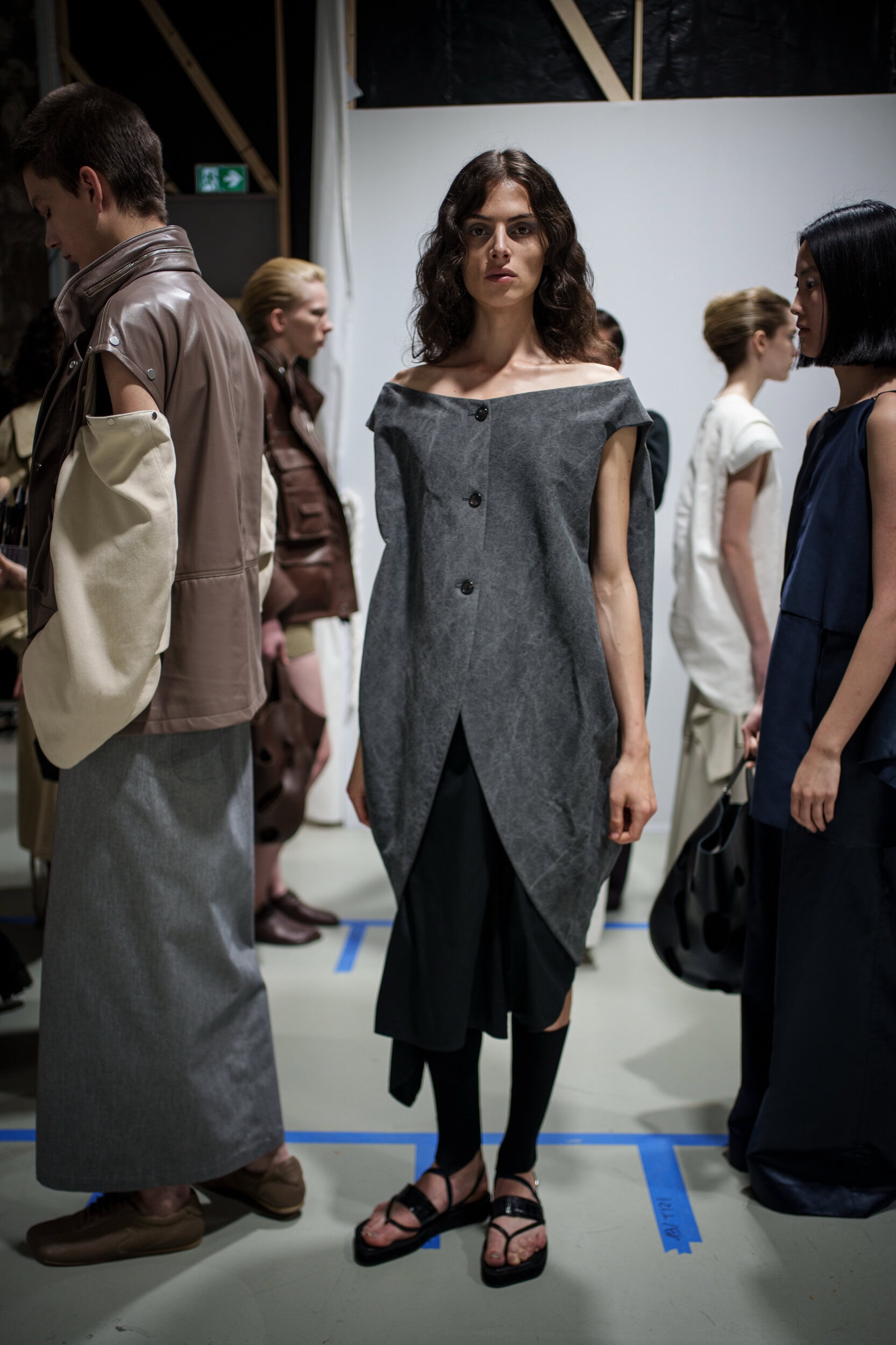 Niccolo Pasqualetti Spring 2026 Fashion Show Backstage