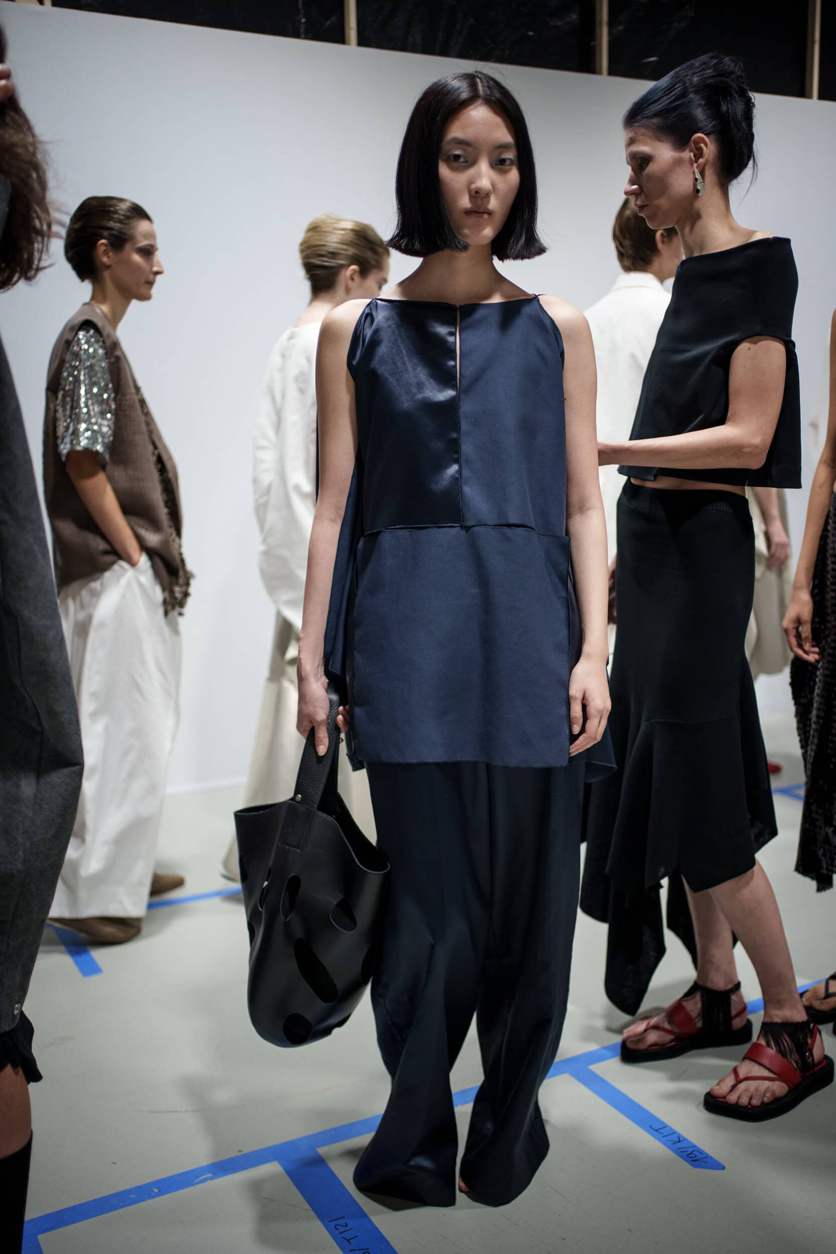 Niccolo Pasqualetti Spring 2026 Fashion Show Backstage