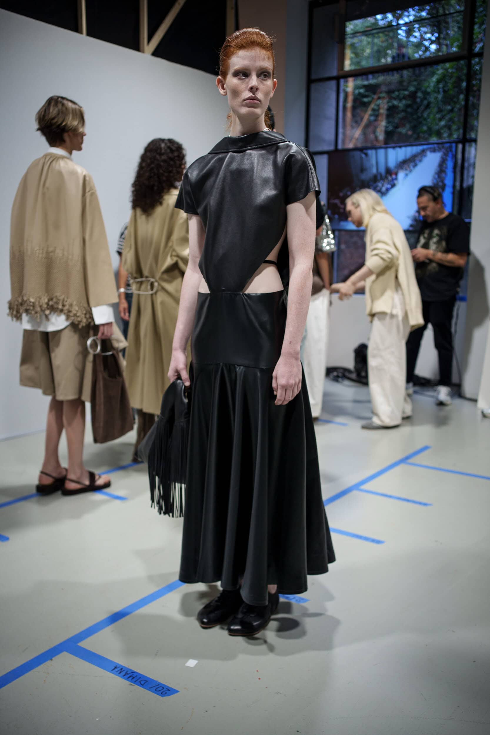 Niccolo Pasqualetti Spring 2026 Fashion Show Backstage