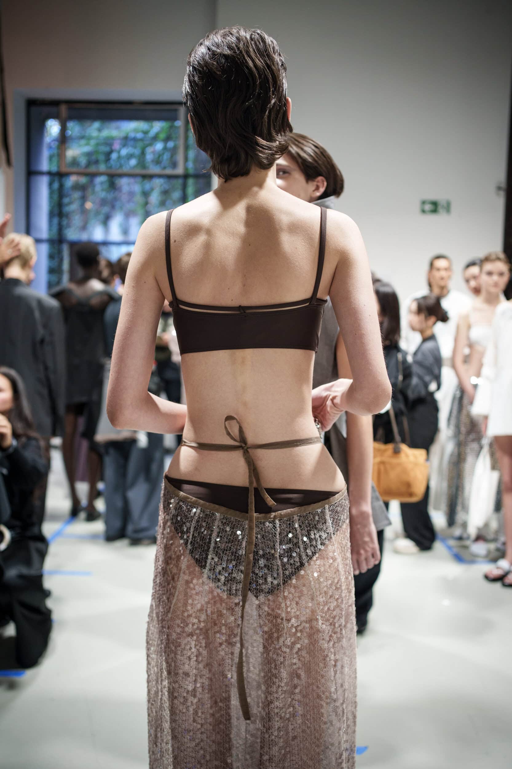 Niccolo Pasqualetti Spring 2026 Fashion Show Backstage
