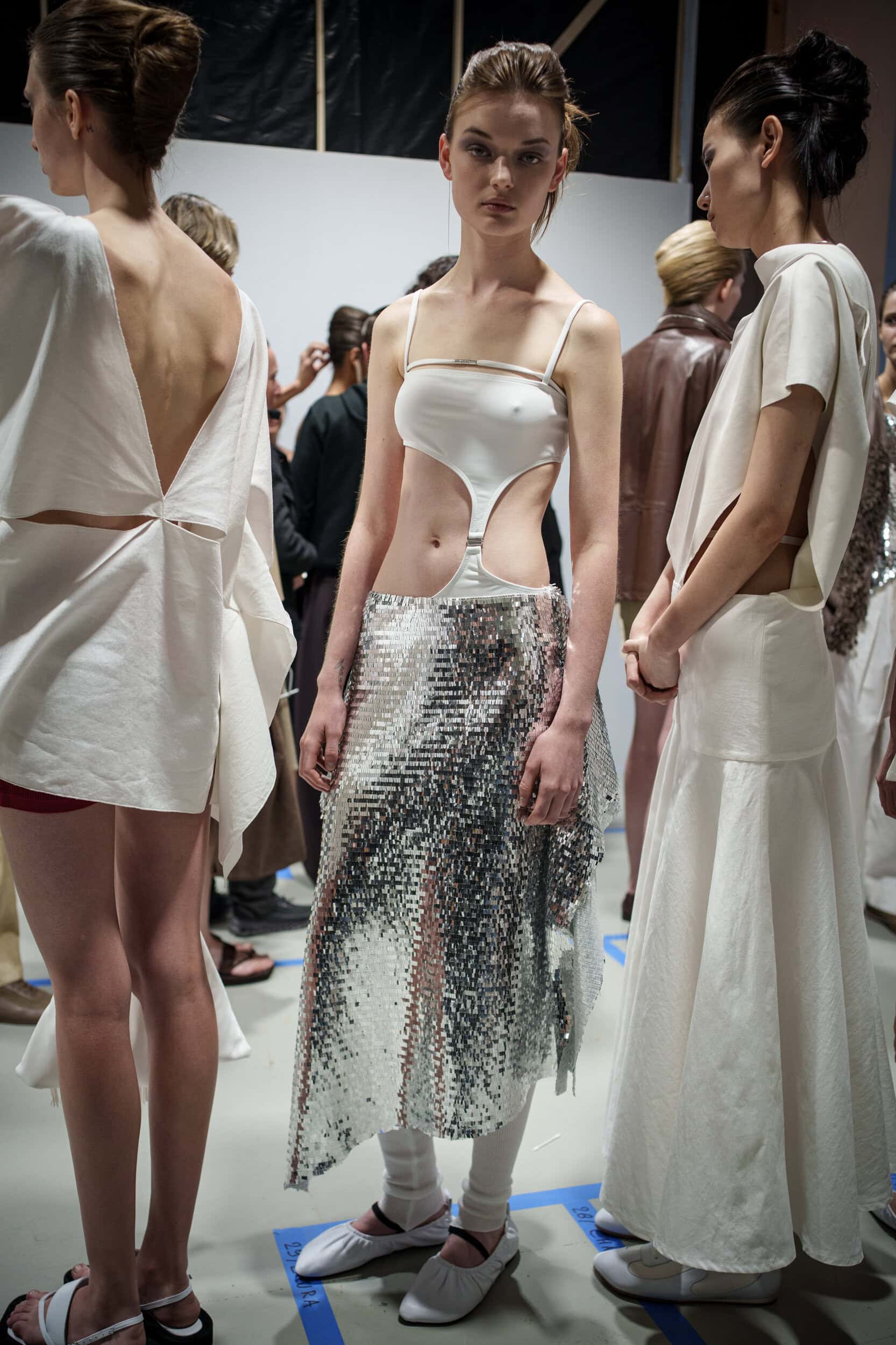 Niccolo Pasqualetti Spring 2026 Fashion Show Backstage