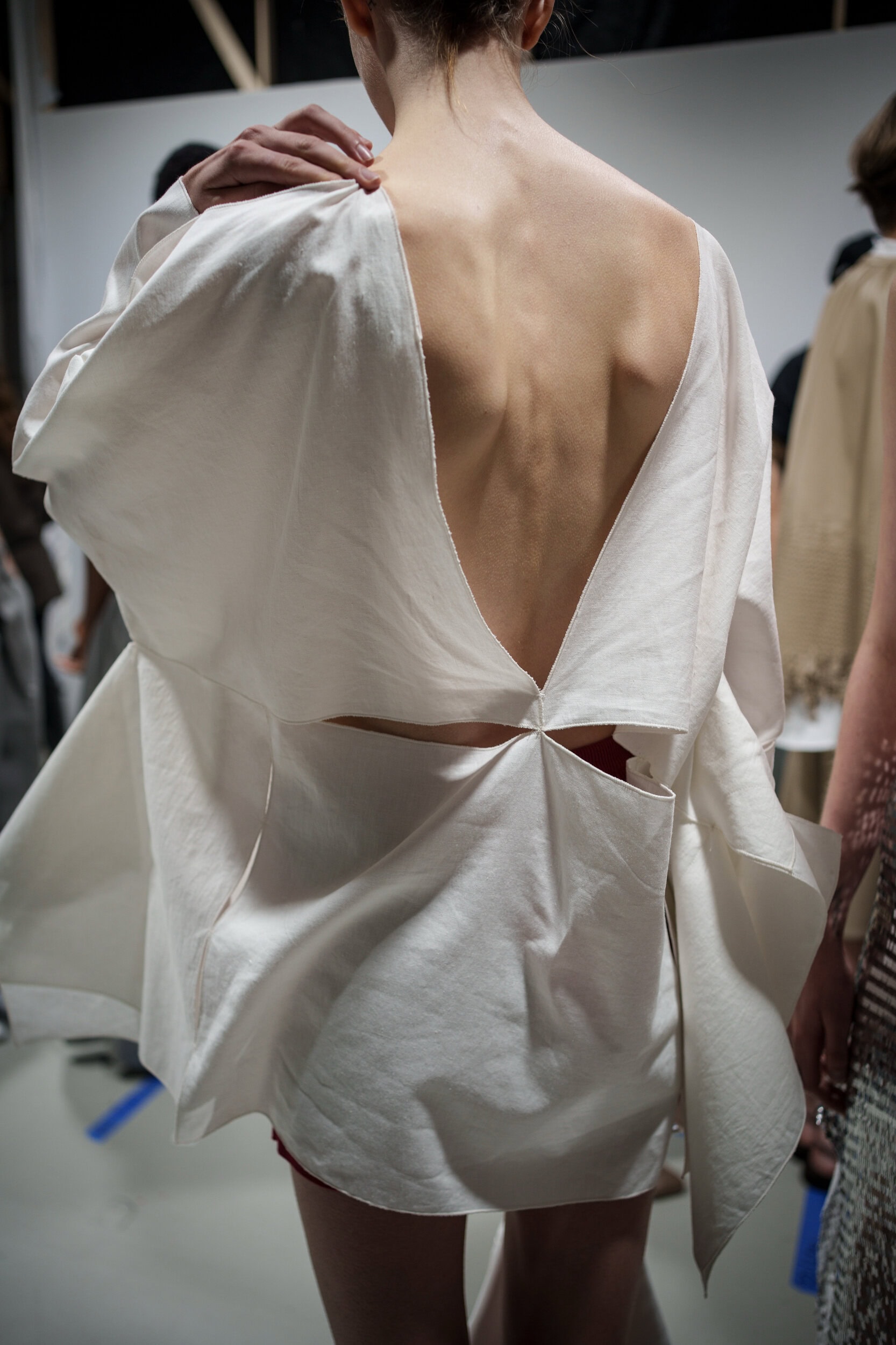 Niccolo Pasqualetti Spring 2026 Fashion Show Backstage