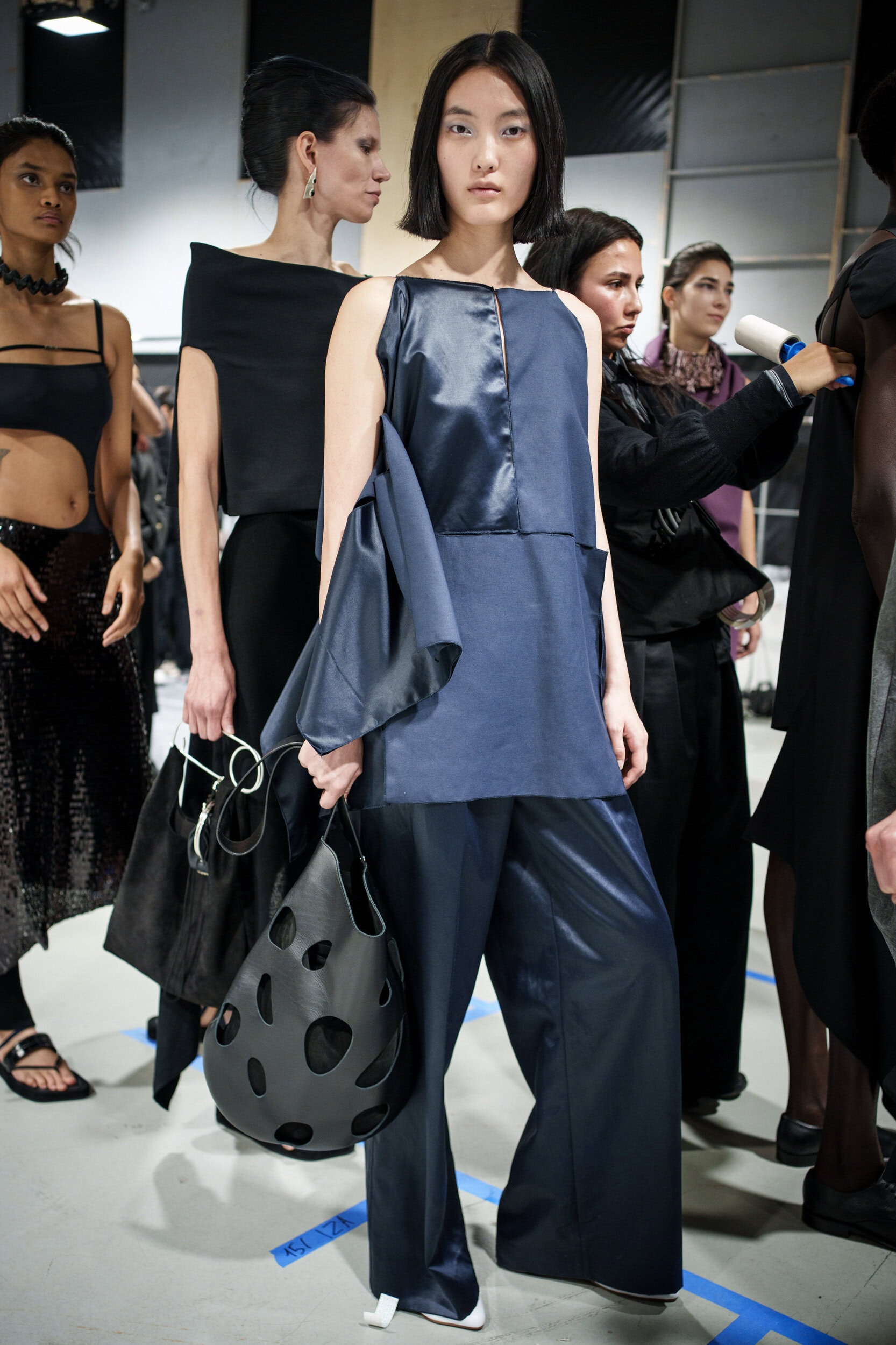 Niccolo Pasqualetti Spring 2026 Fashion Show Backstage