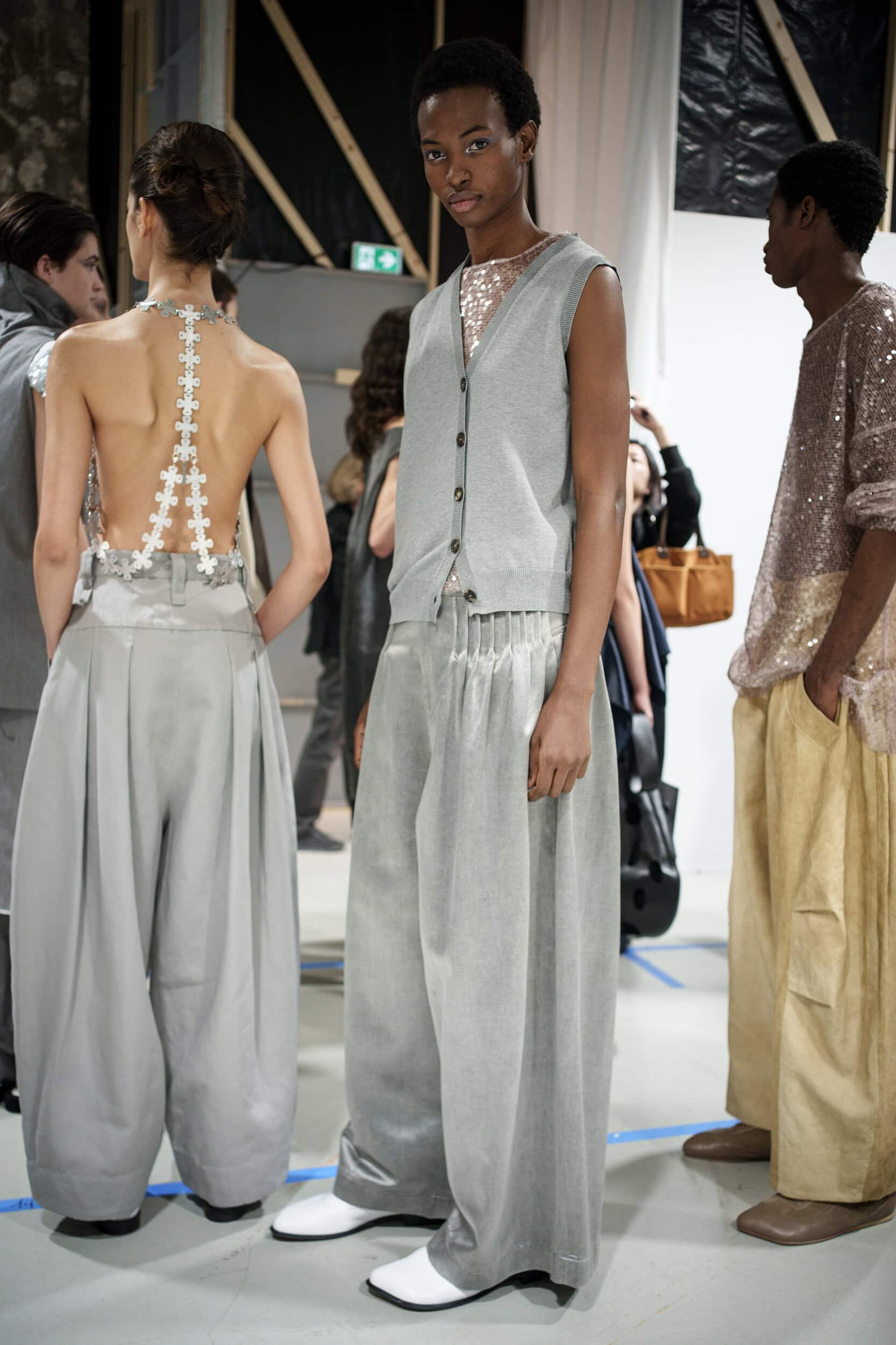 Niccolo Pasqualetti Spring 2026 Fashion Show Backstage
