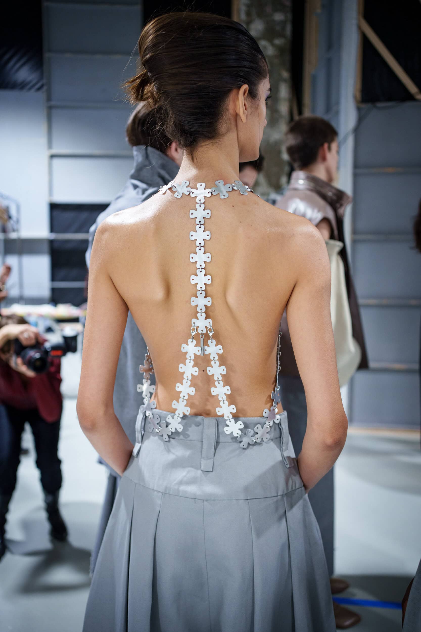 Niccolo Pasqualetti Spring 2026 Fashion Show Backstage