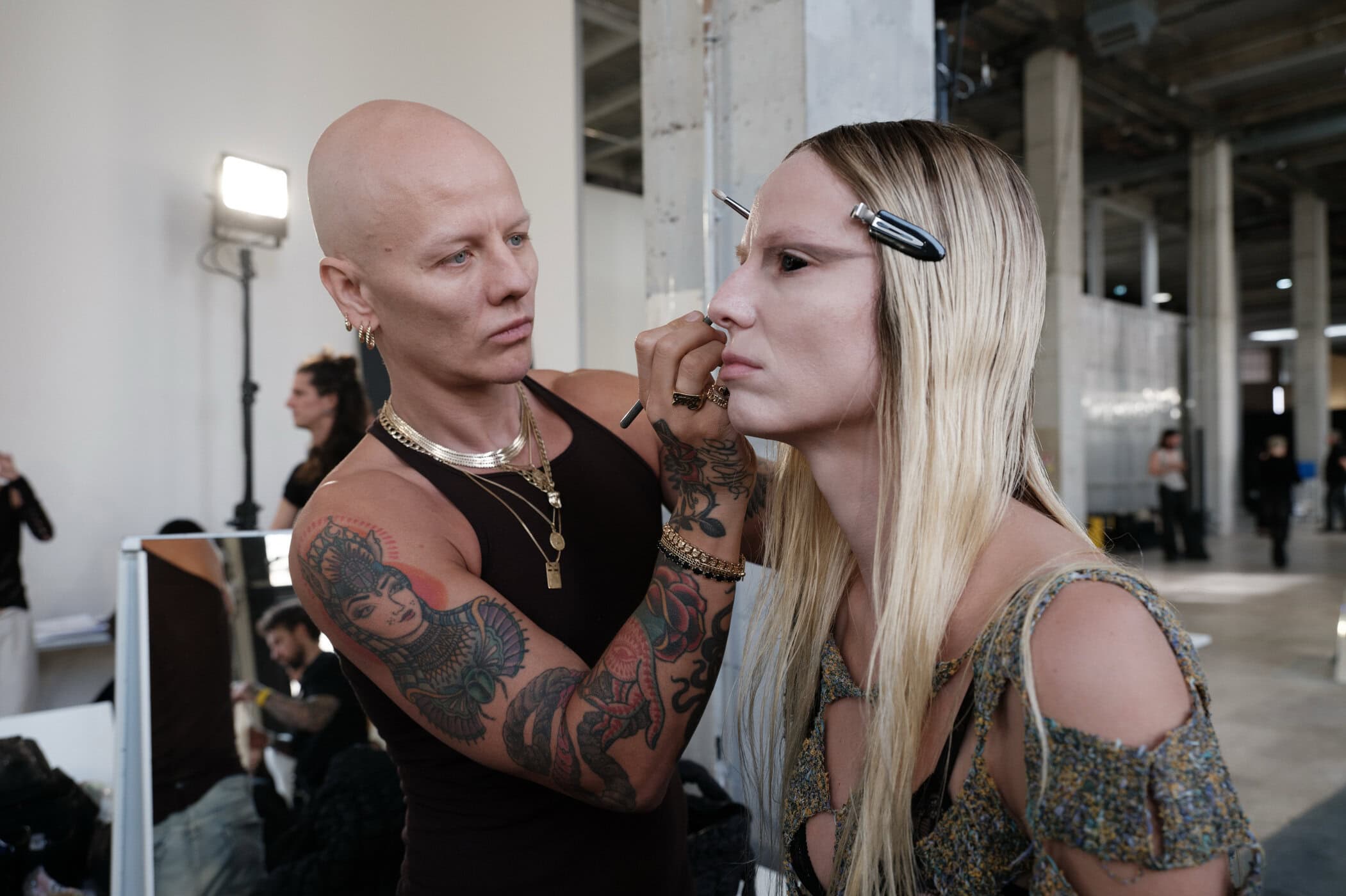 Rick Owens Spring 2026 Fashion Show Backstage
