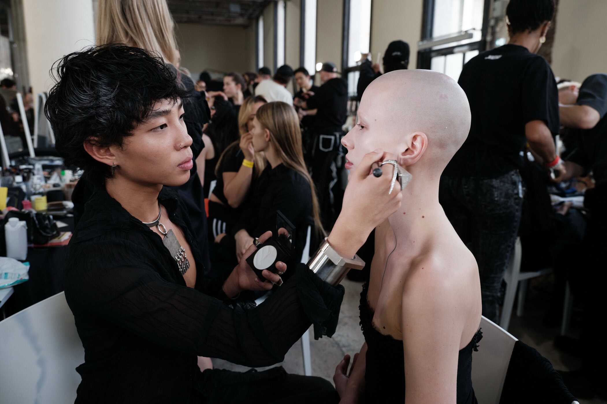 Rick Owens Spring 2026 Fashion Show Backstage