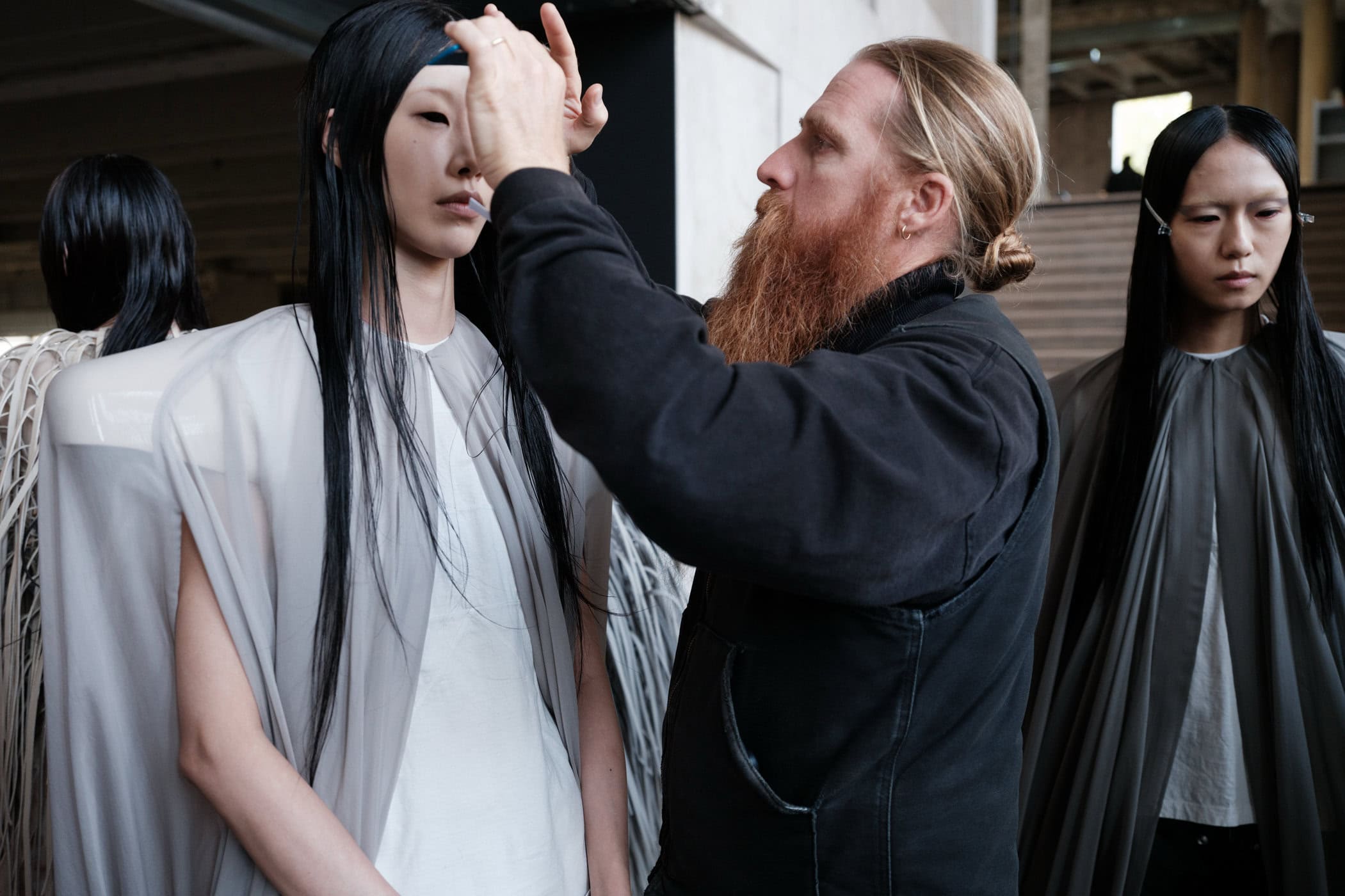 Rick Owens Spring 2026 Fashion Show Backstage