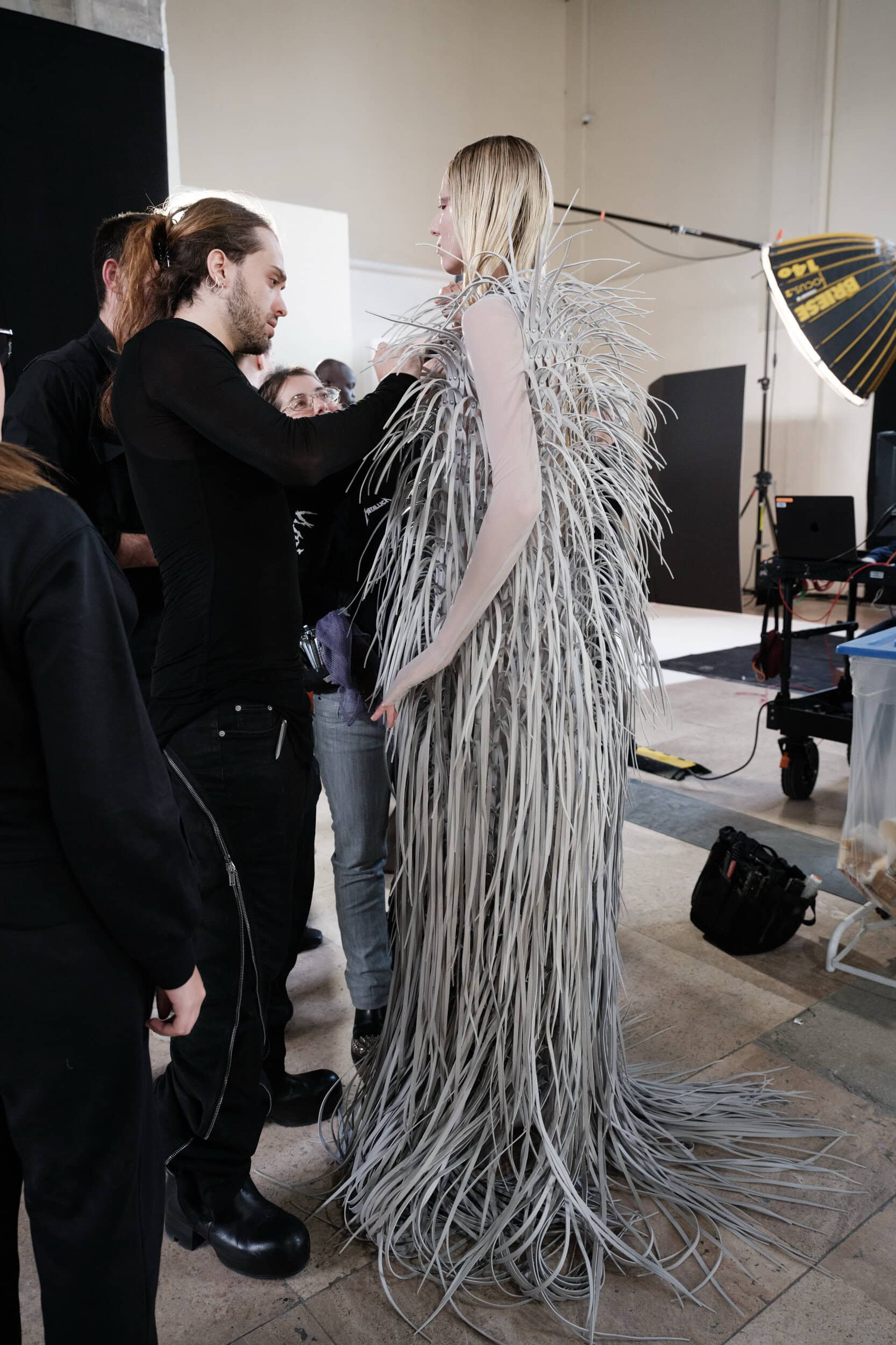 Rick Owens Spring 2026 Fashion Show Backstage