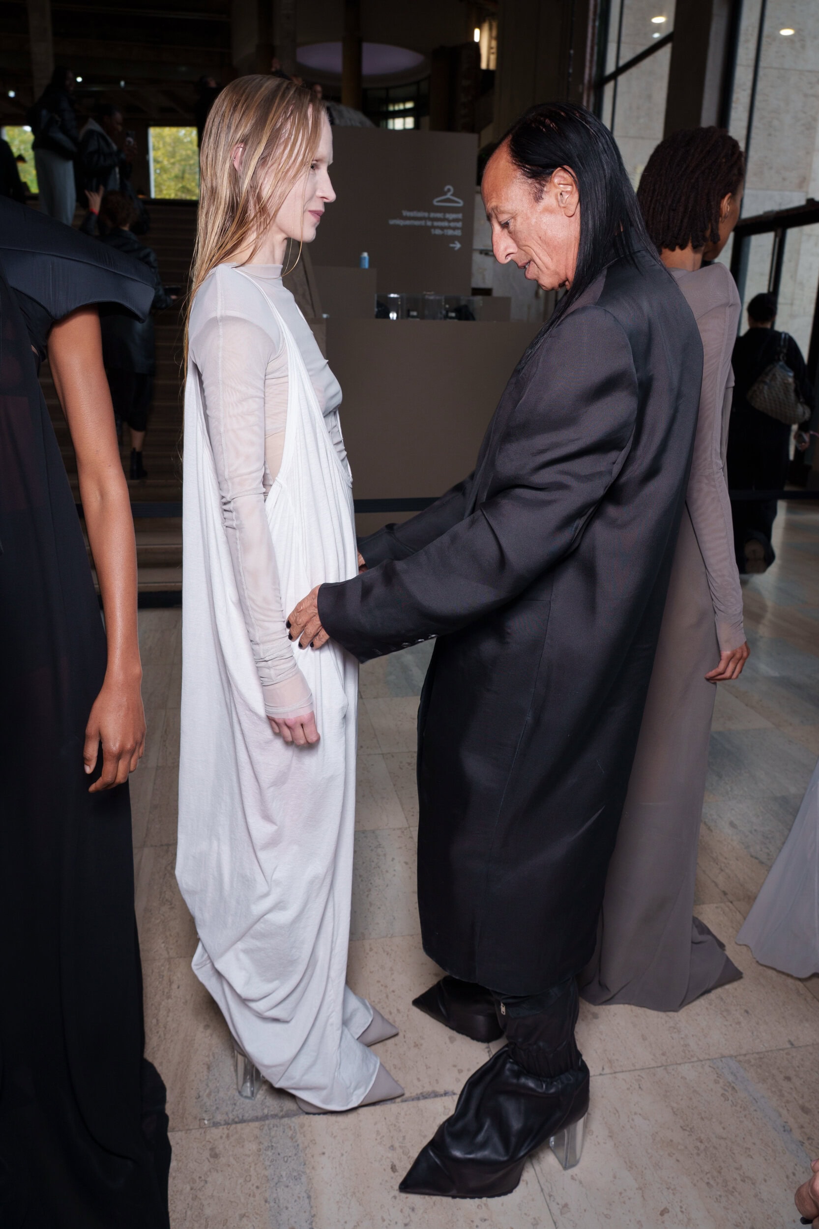 Rick Owens Spring 2026 Fashion Show Backstage