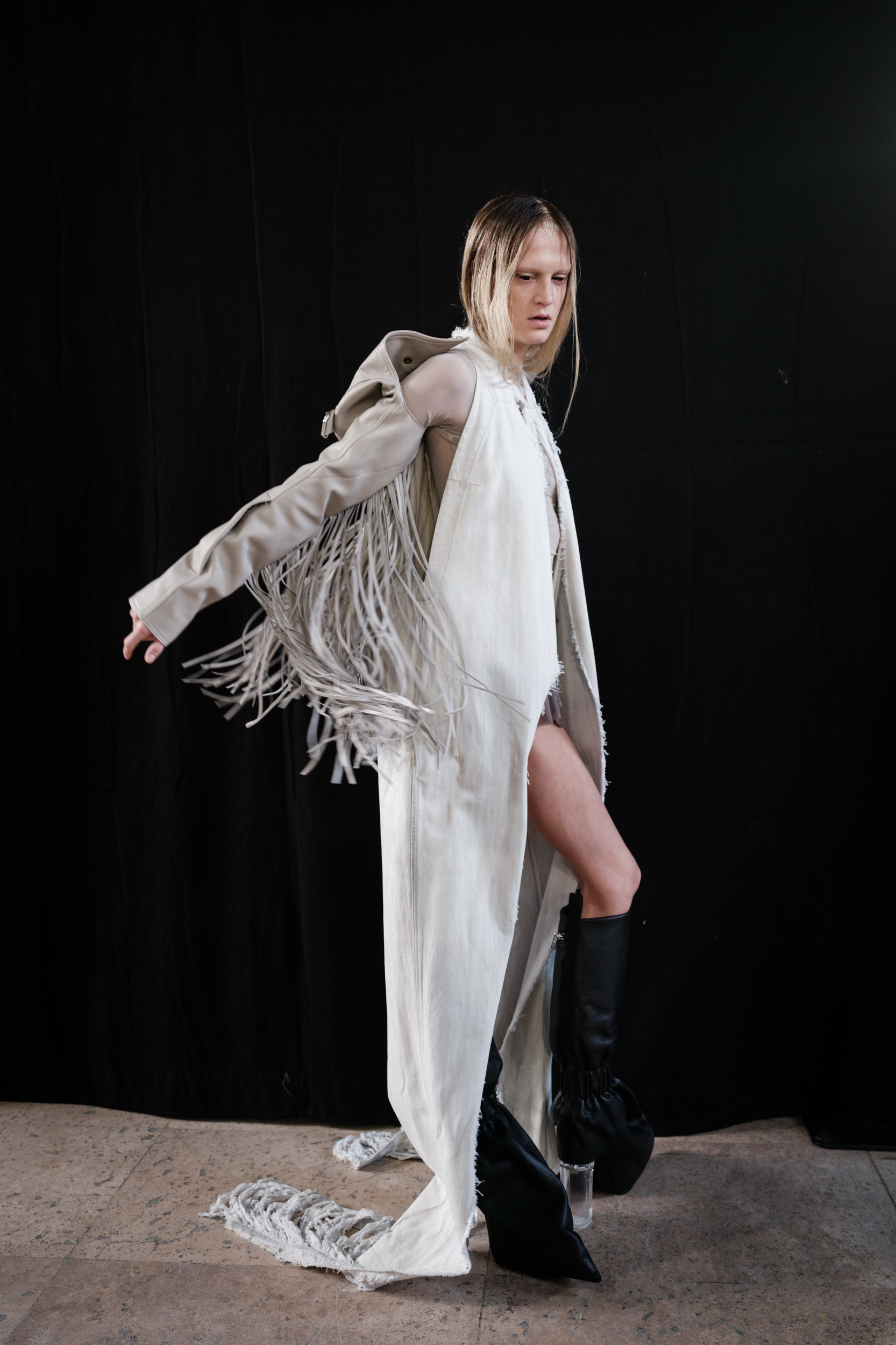 Rick Owens Spring 2026 Fashion Show Backstage
