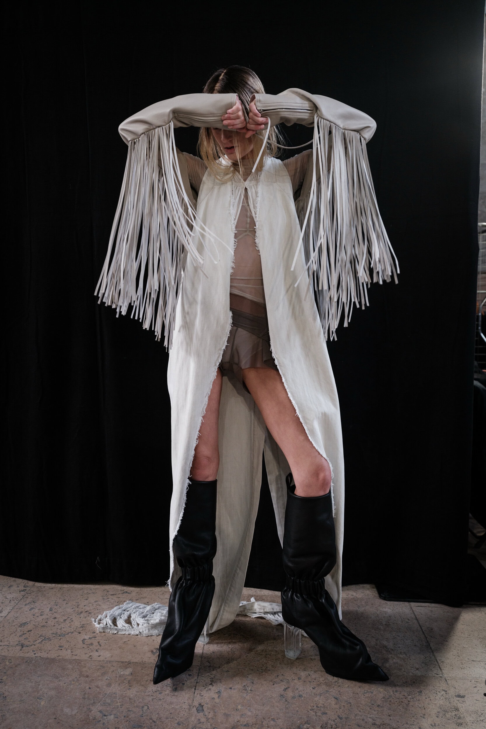 Rick Owens Spring 2026 Fashion Show Backstage
