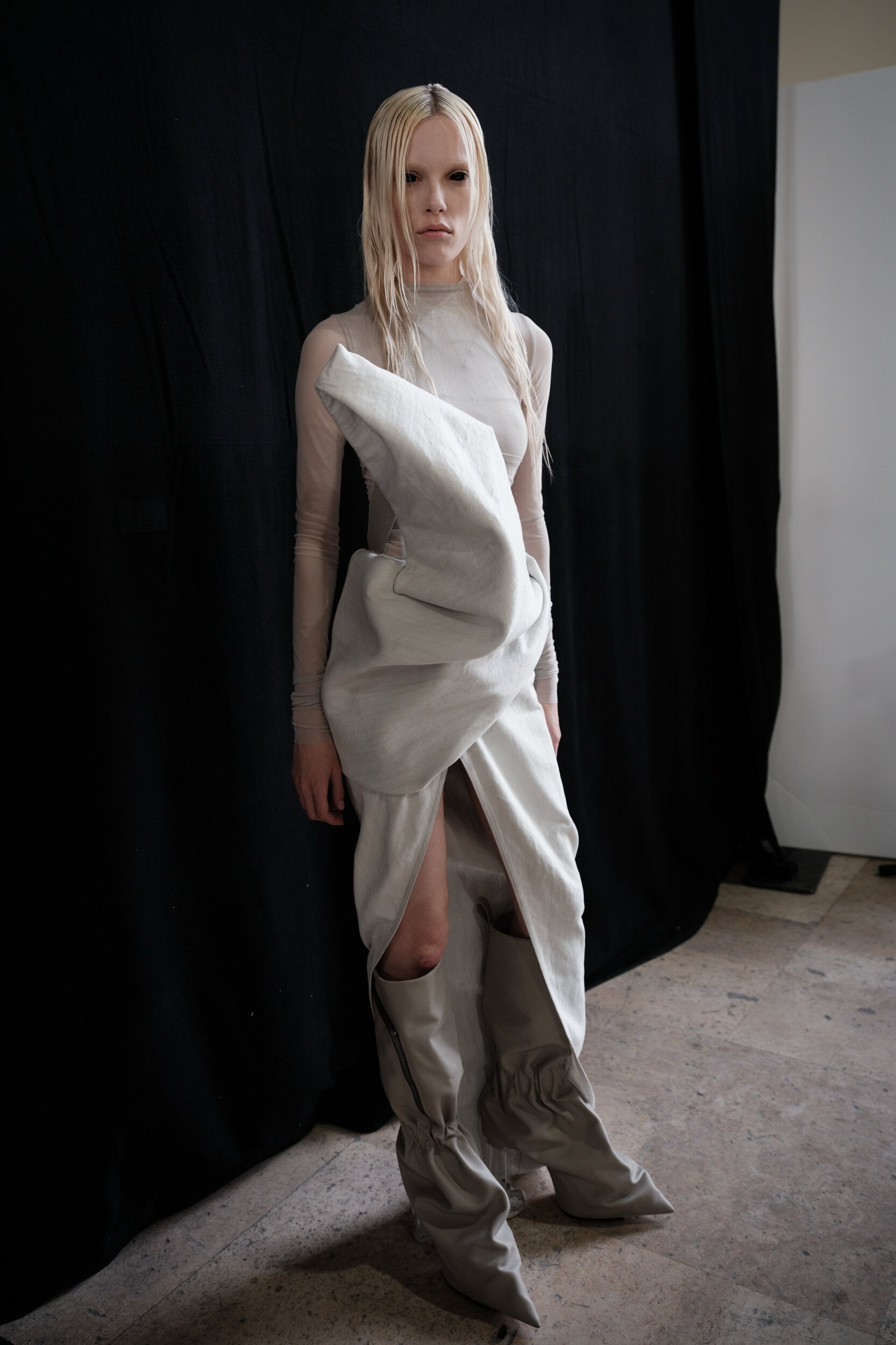 Rick Owens Spring 2026 Fashion Show Backstage