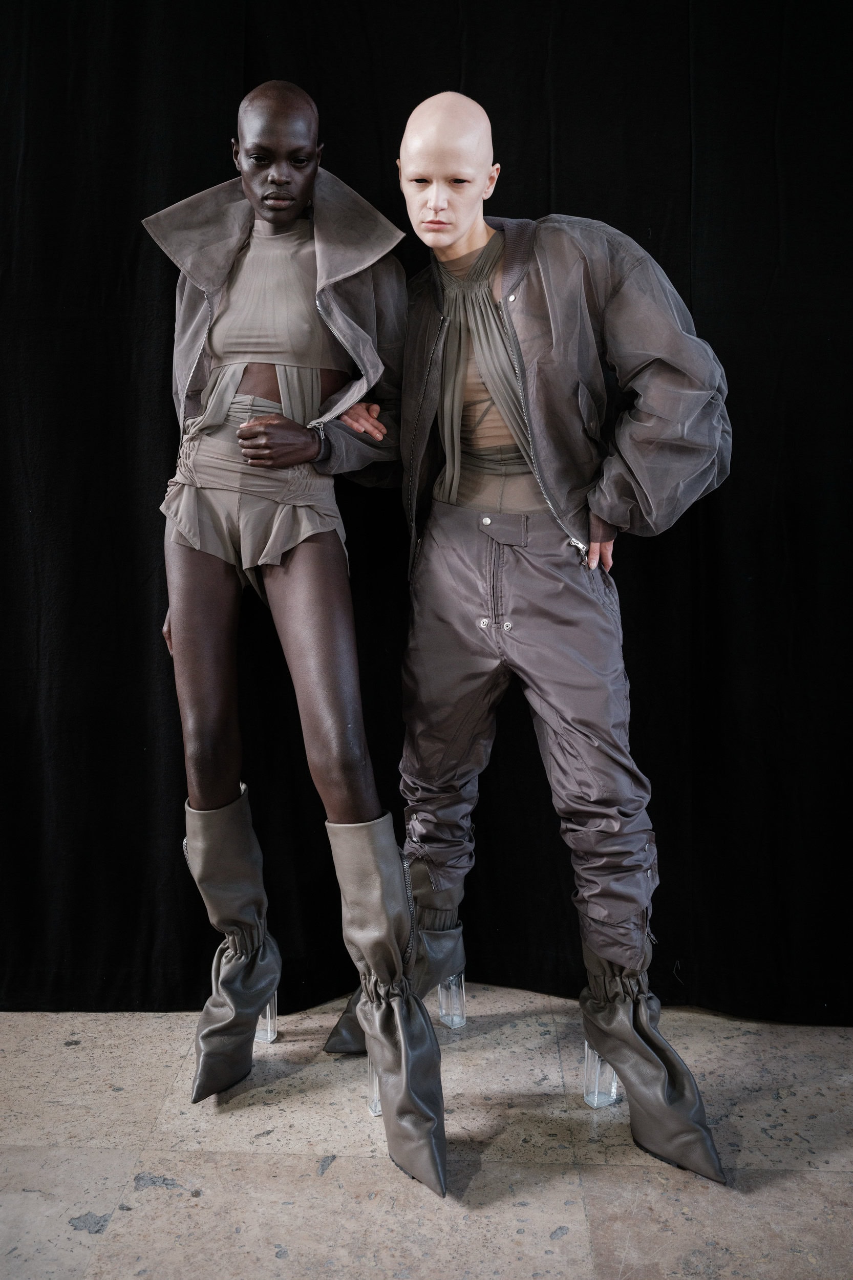 Rick Owens Spring 2026 Fashion Show Backstage