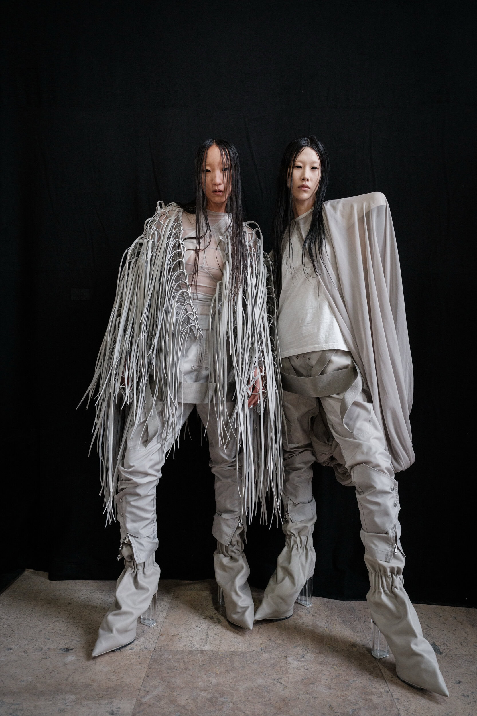 Rick Owens Spring 2026 Fashion Show Backstage